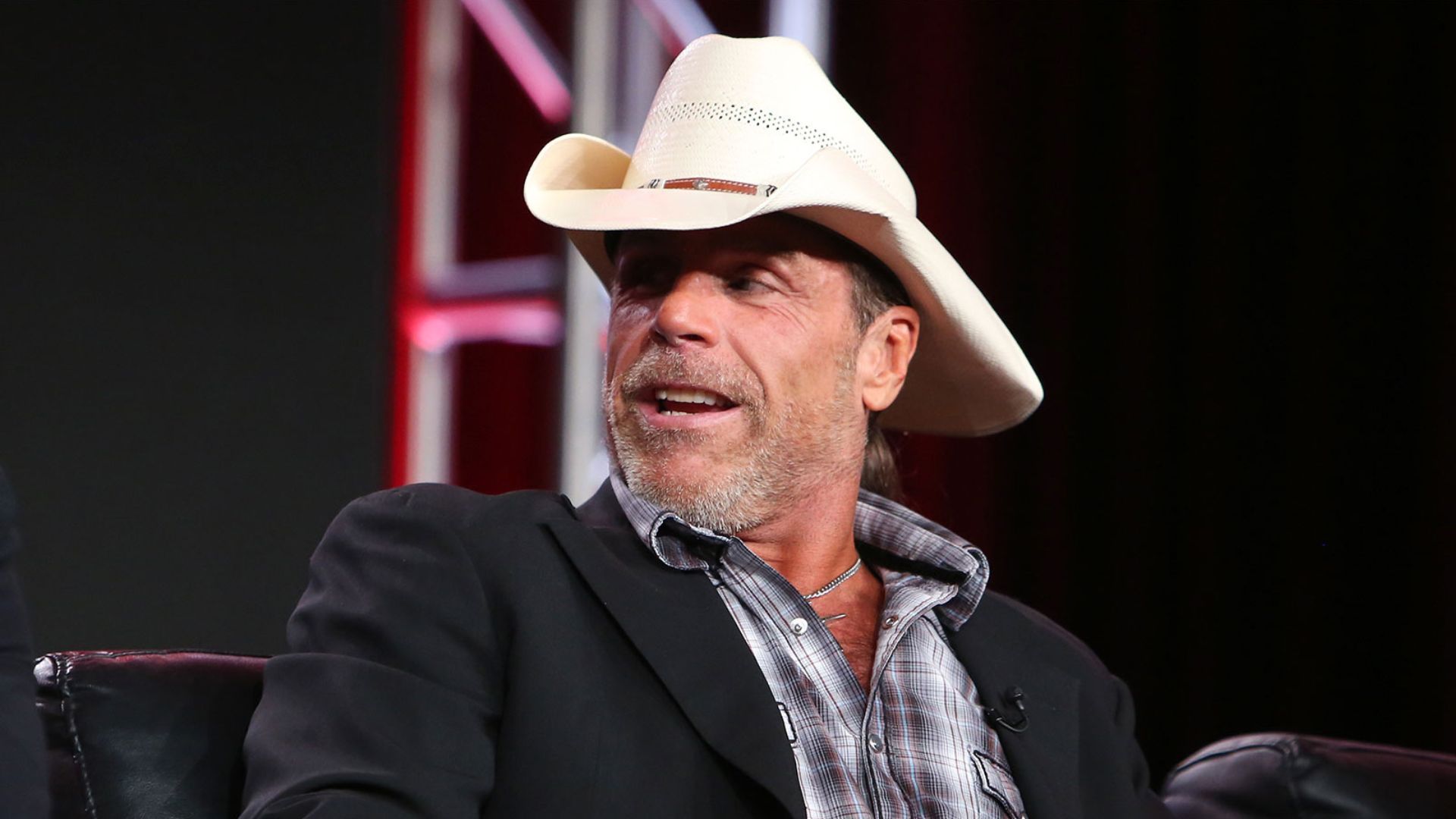 Shawn Michaels is looks over WWE NXT today [Photo credit: Getty Images via USA Network]