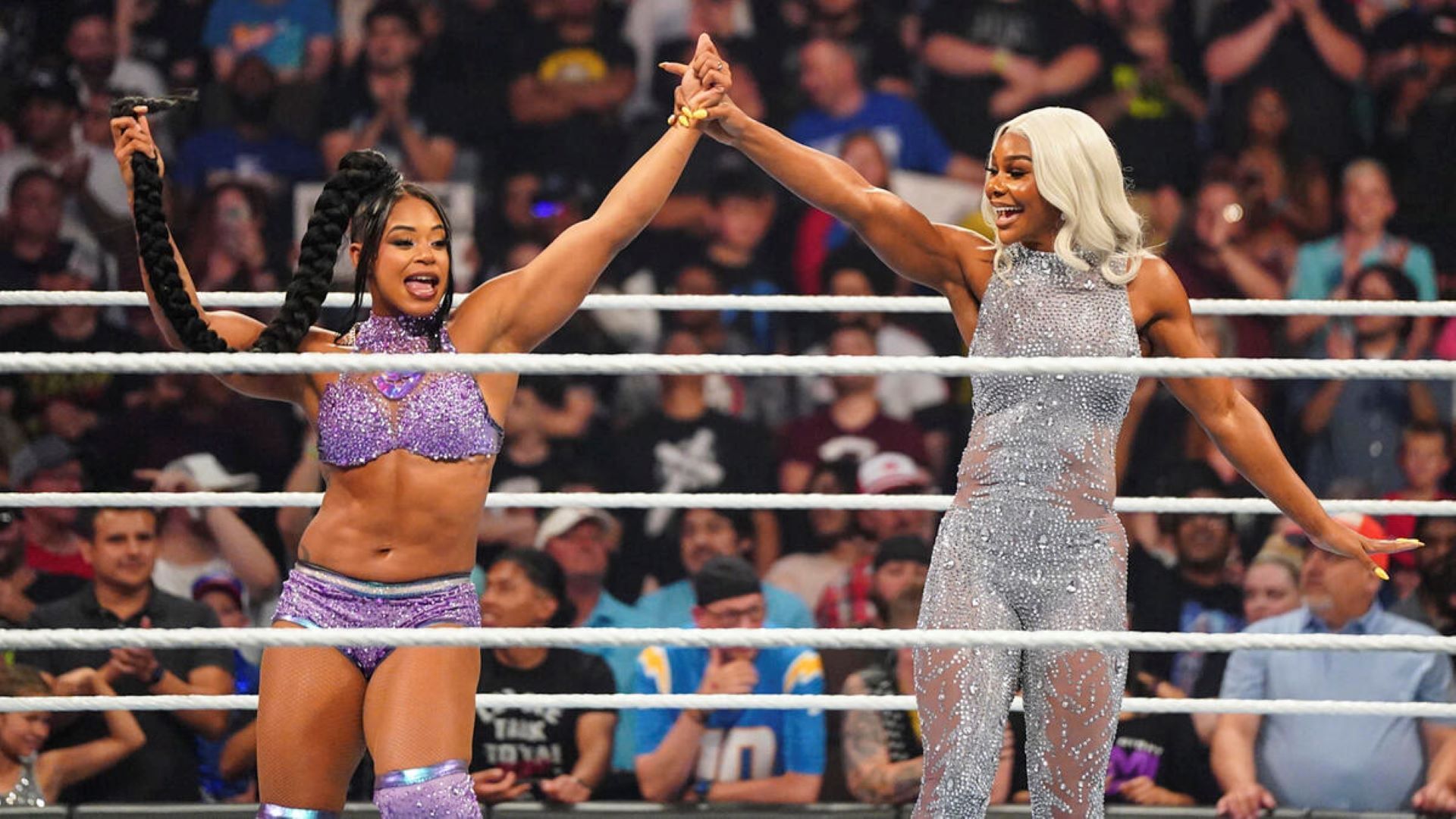 How long can Bianca Belair and Jade Cargill keep winning and losing the tag titles before it gets old? (Image Credit: WWE.com)