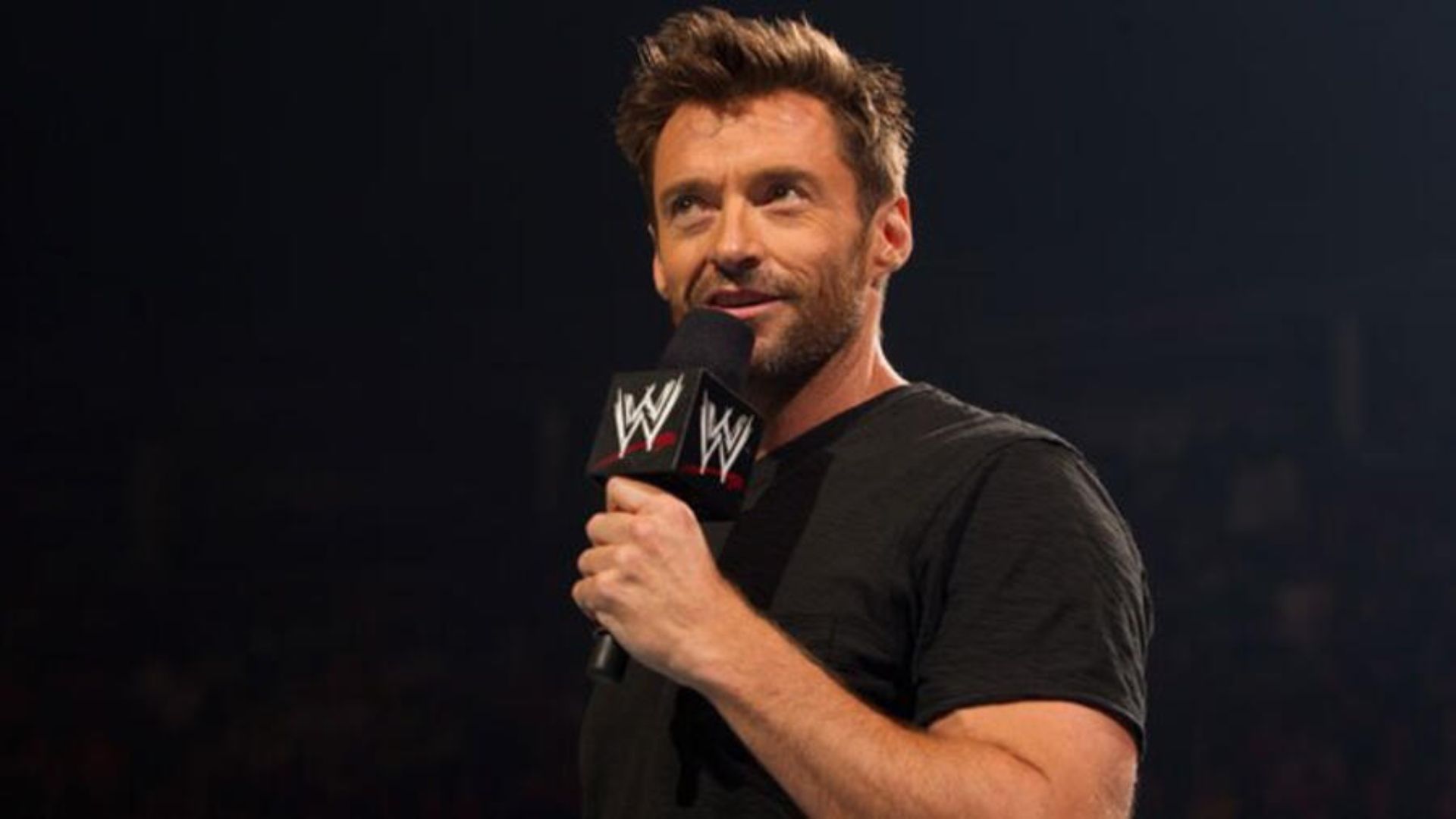 Actor and former RAW guest host Hugh Jackman [Image Credit: wwe.com]