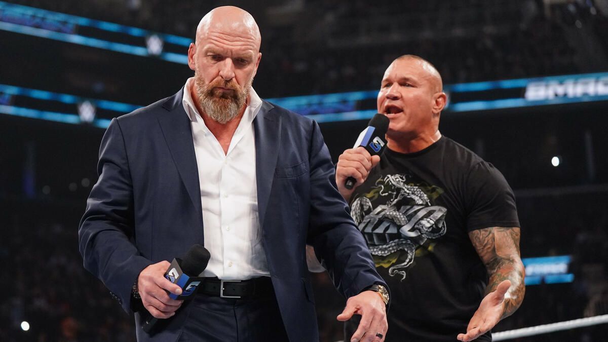 Triple H spoke with Randy Orton on SmackDown this week [Image credits: WWE]