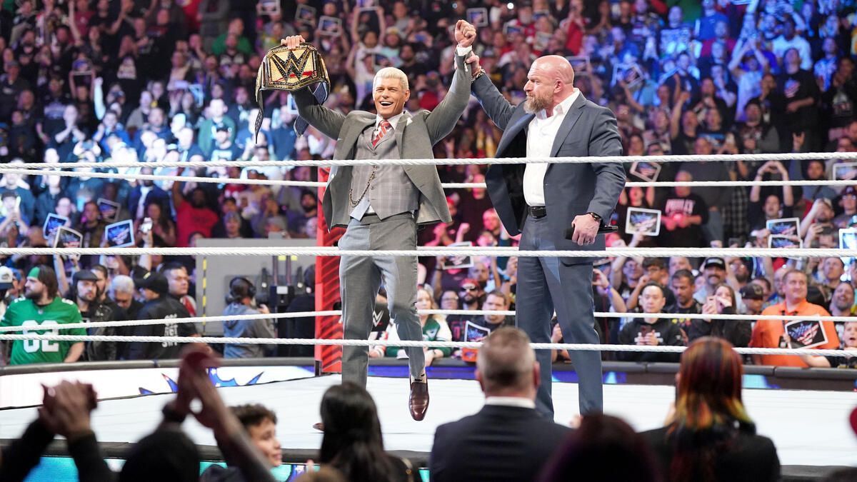 Cody Rhodes &amp; Triple H (Image Credits: WWE.com)