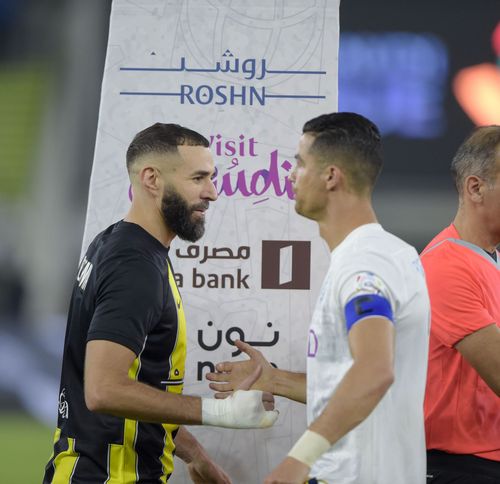 Karim Benzema and Cristiano Ronaldo are duelling in Saudi (Image - Getty)