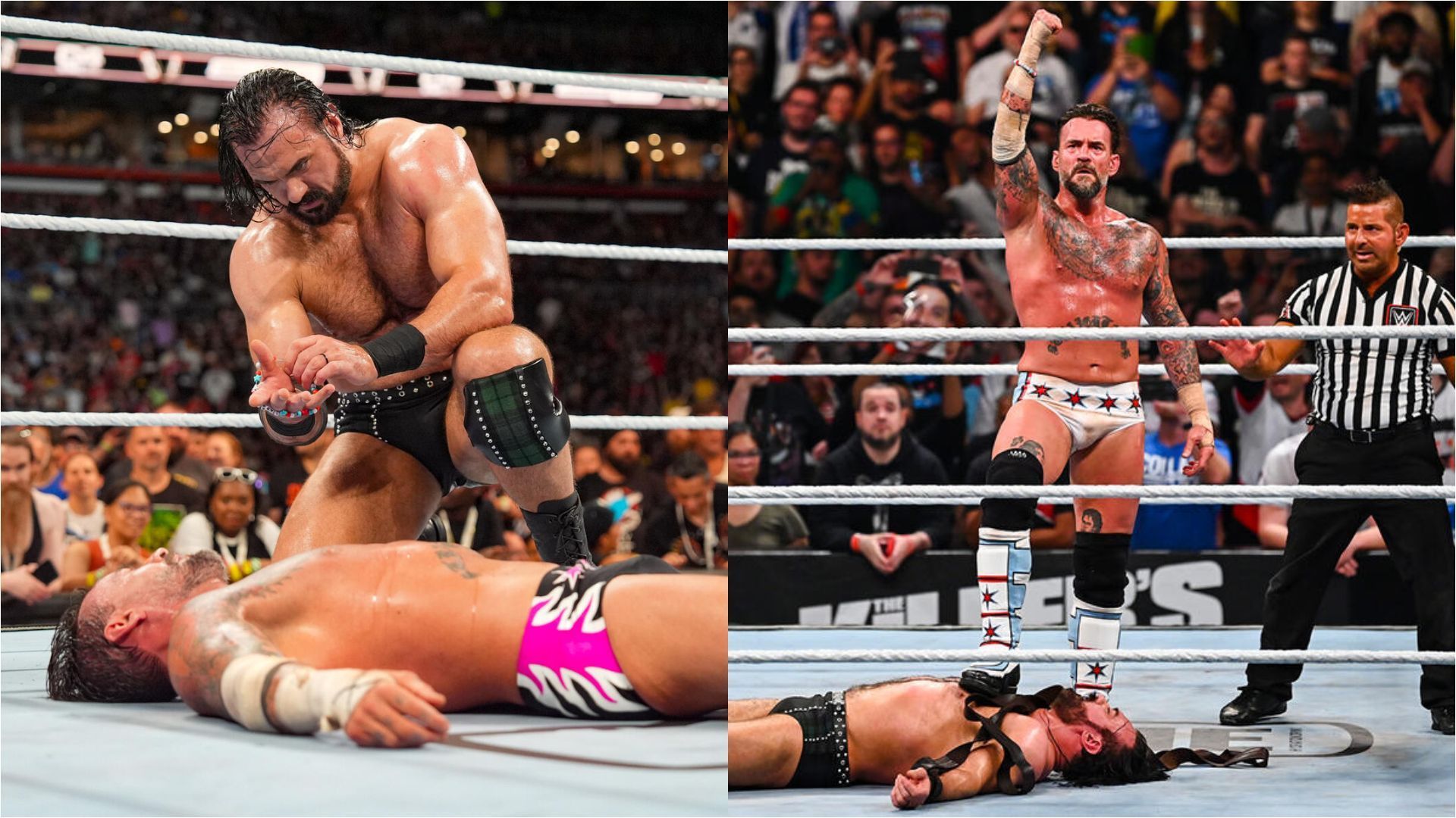 Who will have the last laugh between Punk and McIntyre? [Images from wwe.com]