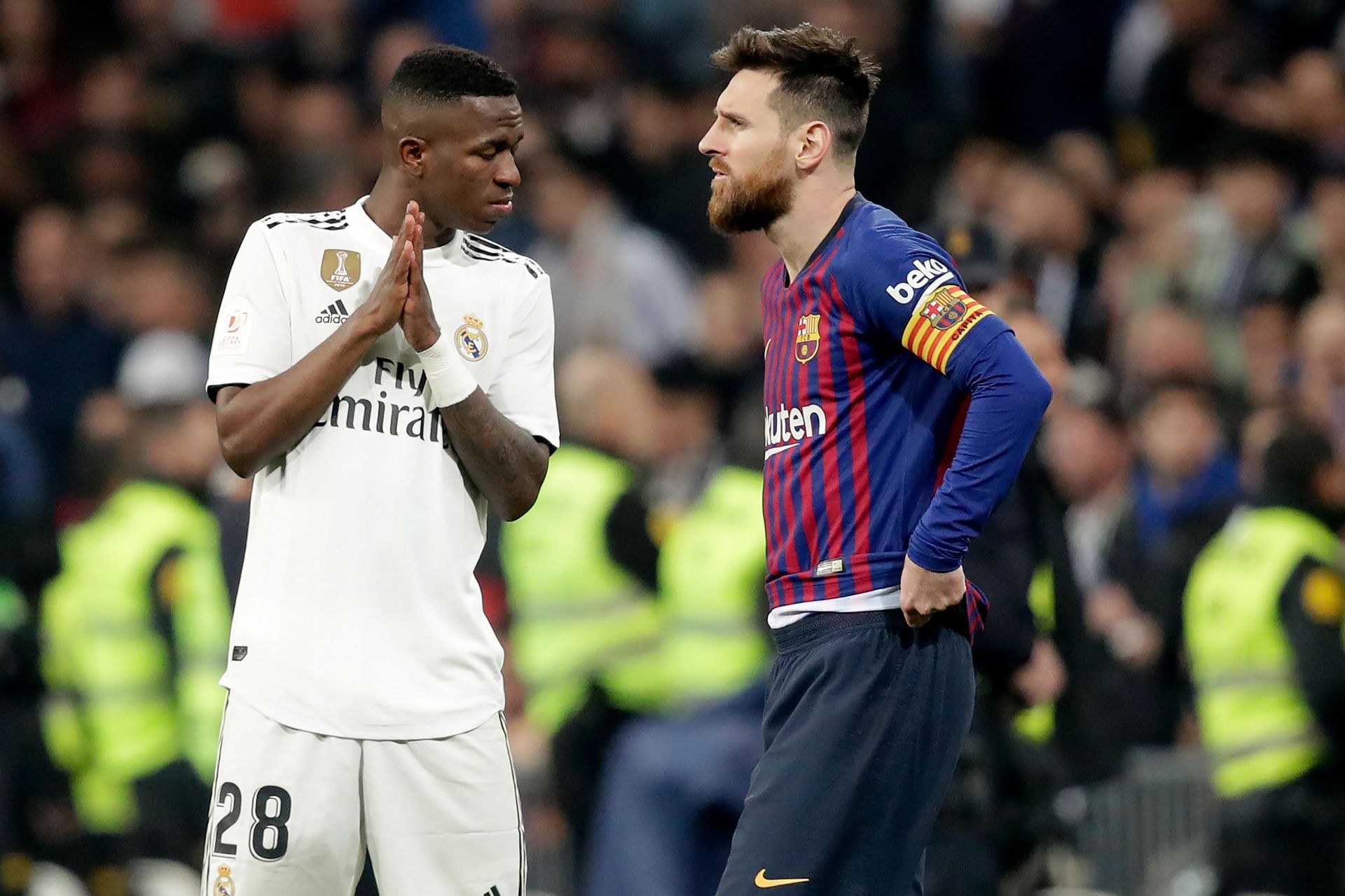 Vinicius Jr and Lionel Messi - Source: Getty