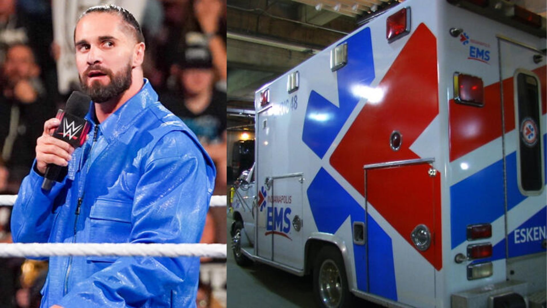 Seth Rollins is injured following RAW. (Images via WWE.com)