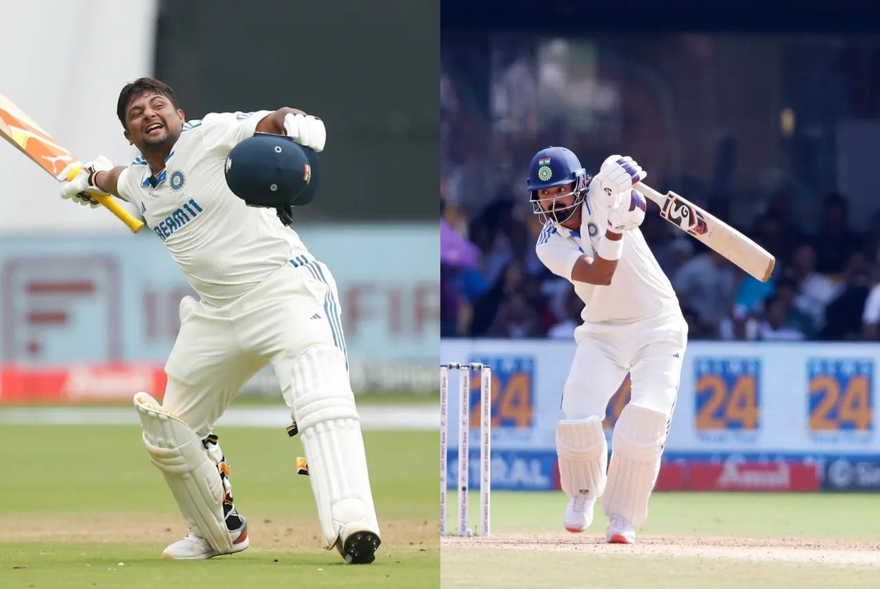 Sarfaraz Khan (left) and KL Rahul will potentially compete for a place in India