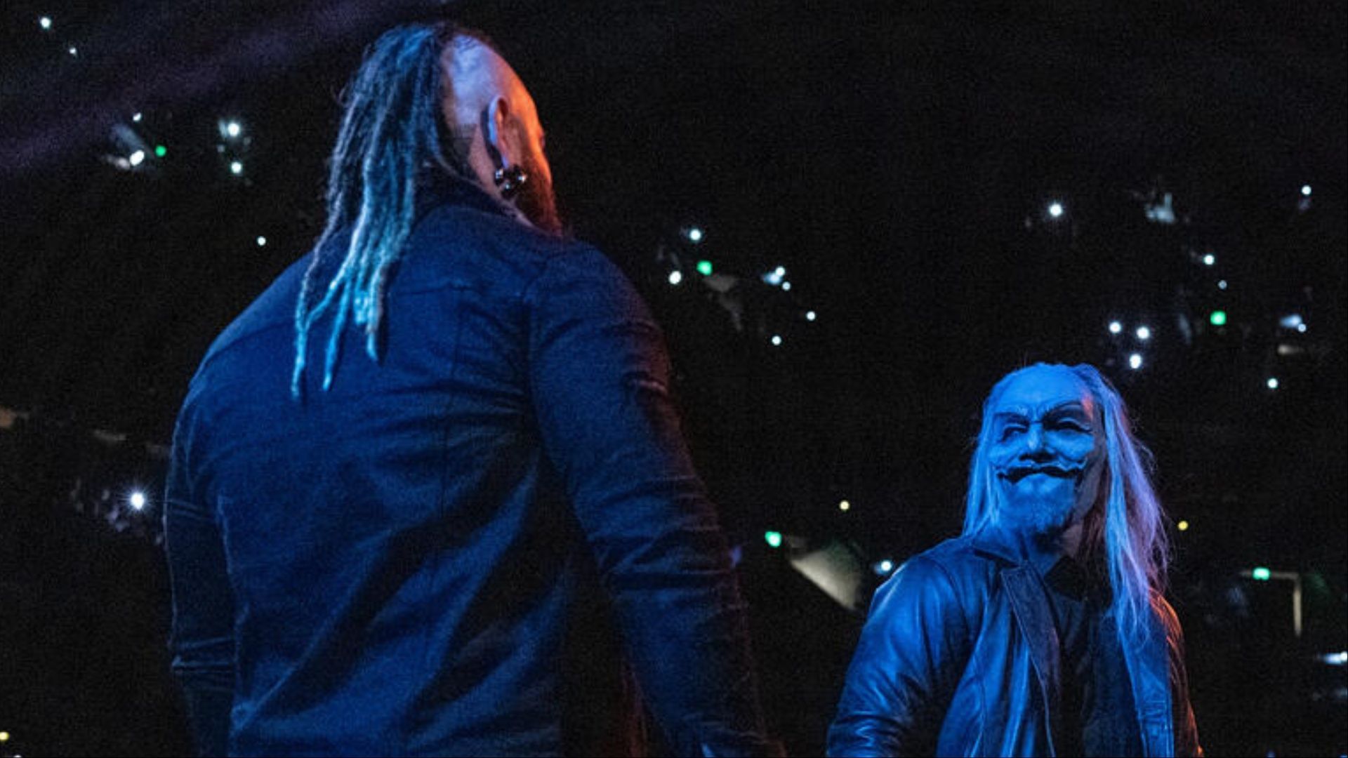 Bray Wyatt and Uncle Howdy in a WWE ring. (Photo: WWE.com)