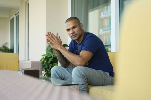 Shikhar Dhawan. (Image credits: Getty)