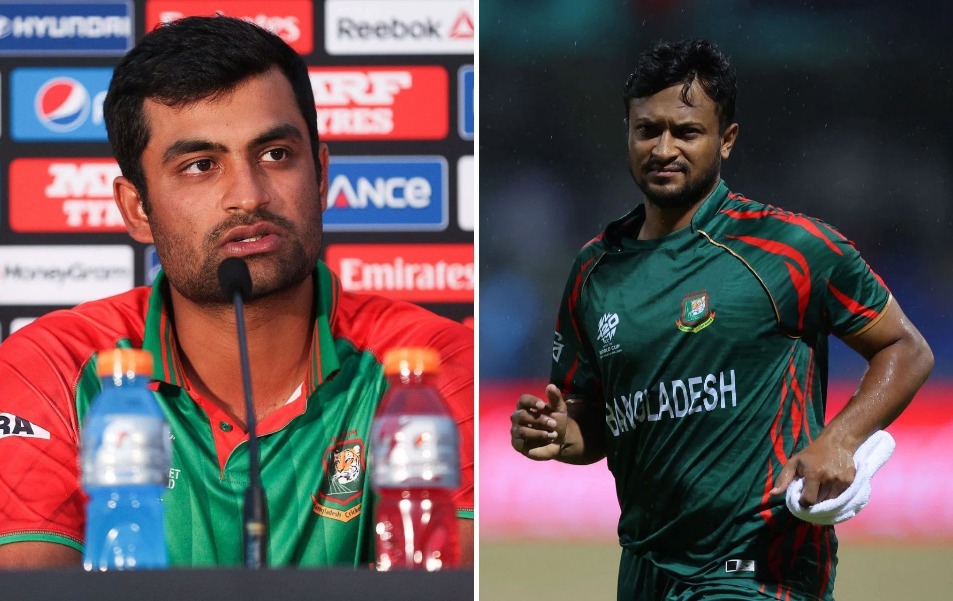 Tamim and Shakib were involved in an ugly fall-out before the 2023 World Cup [Credit: Getty]