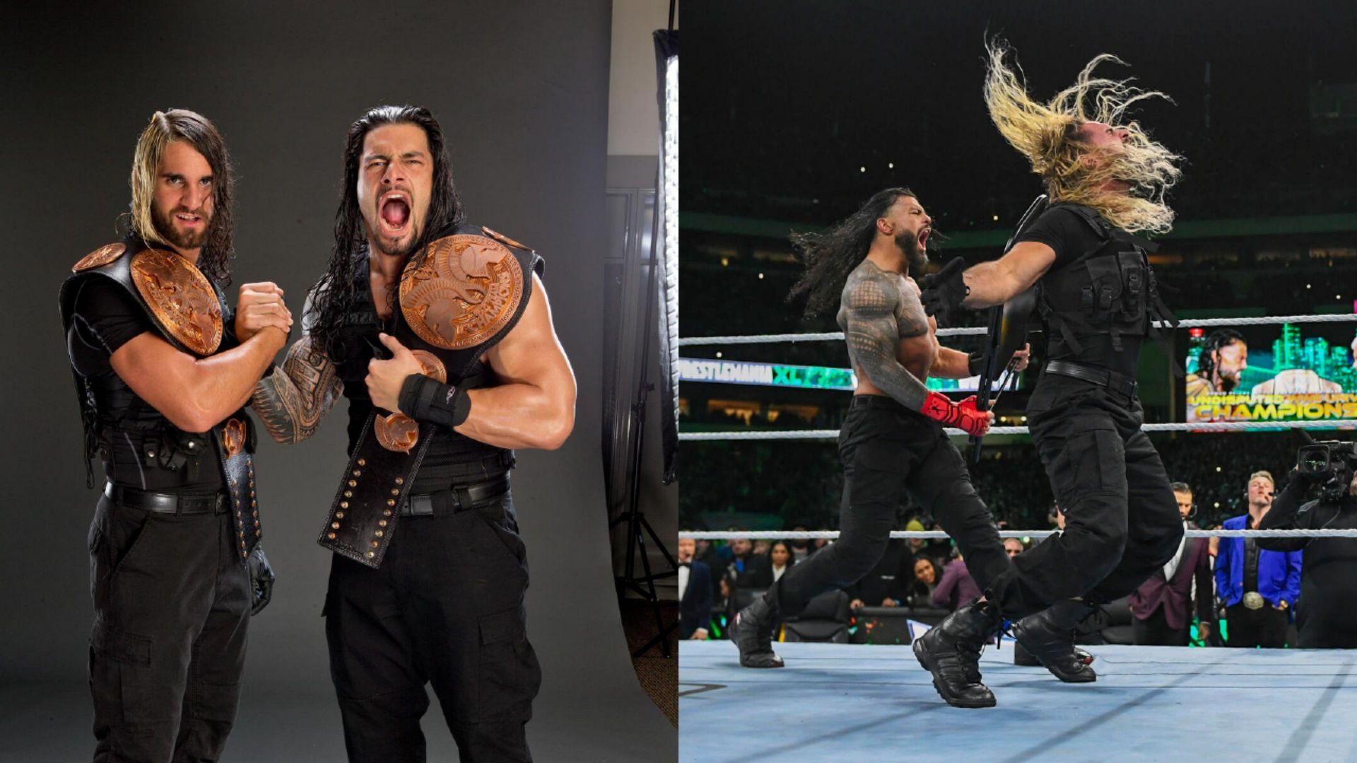 WWE में दो जबरदस्त रेसलर्स रहे हैं सैथ रॉलिंस और रोमन रेंस (Photos: WWE.com)