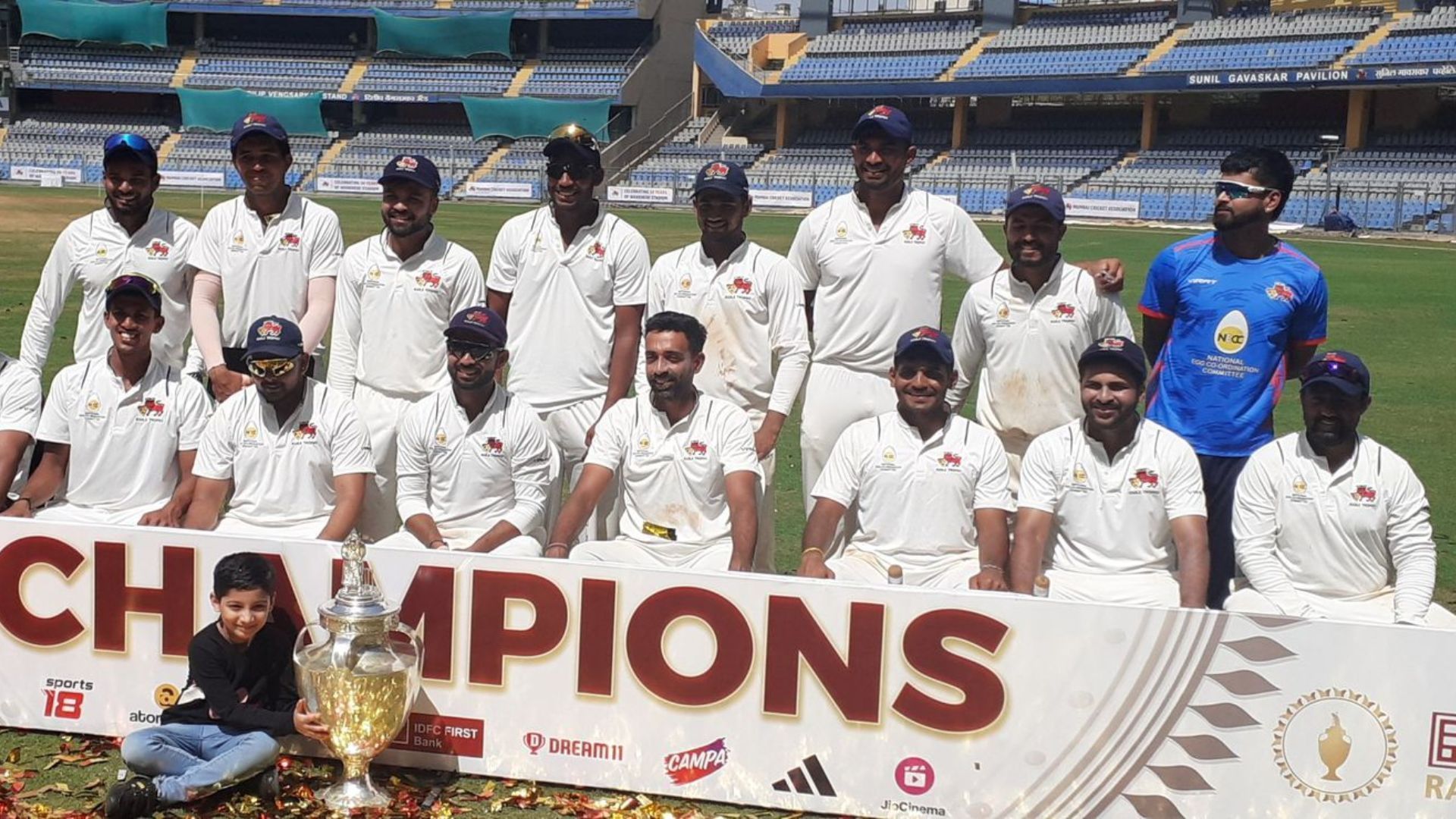 Mumbai are the defending champions of the Ranji Trophy (Image Credits: Sachin Tendulkar/X)