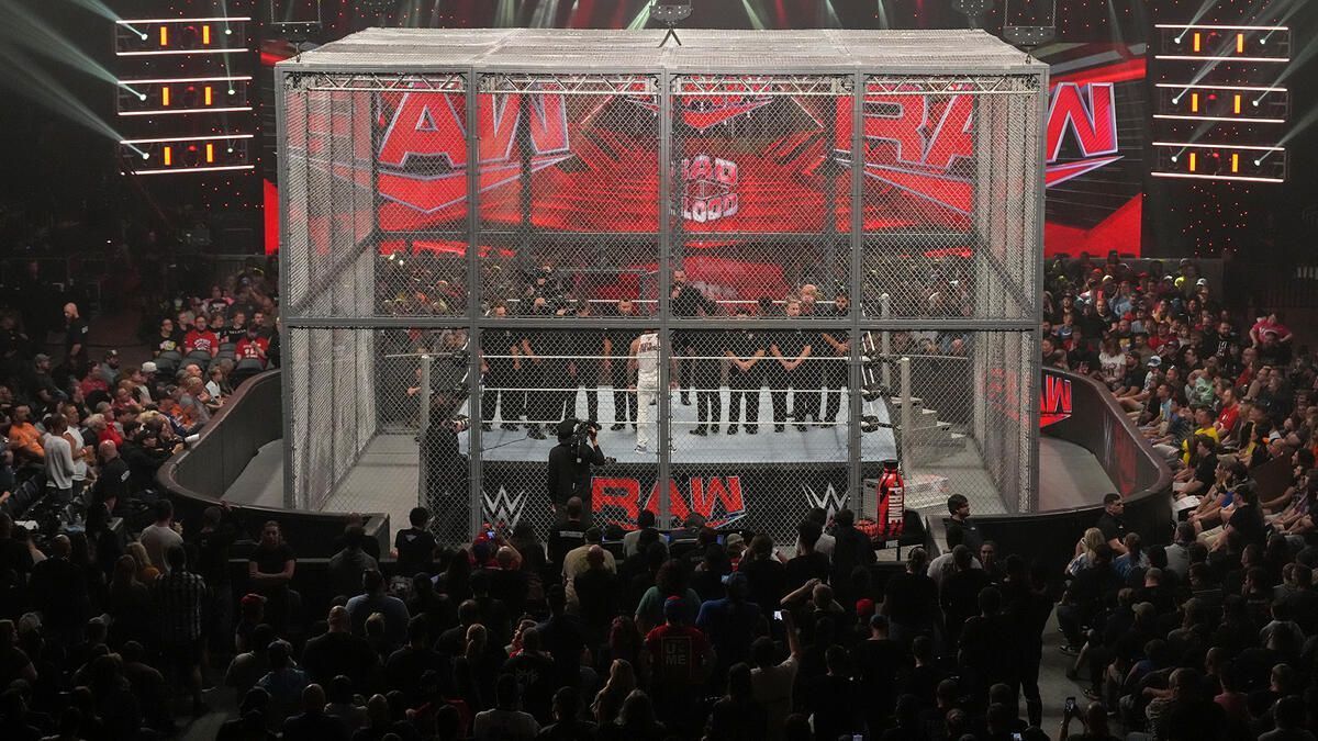 CM Punk inside Hell in a Cell. [Image credits: wwe.com]