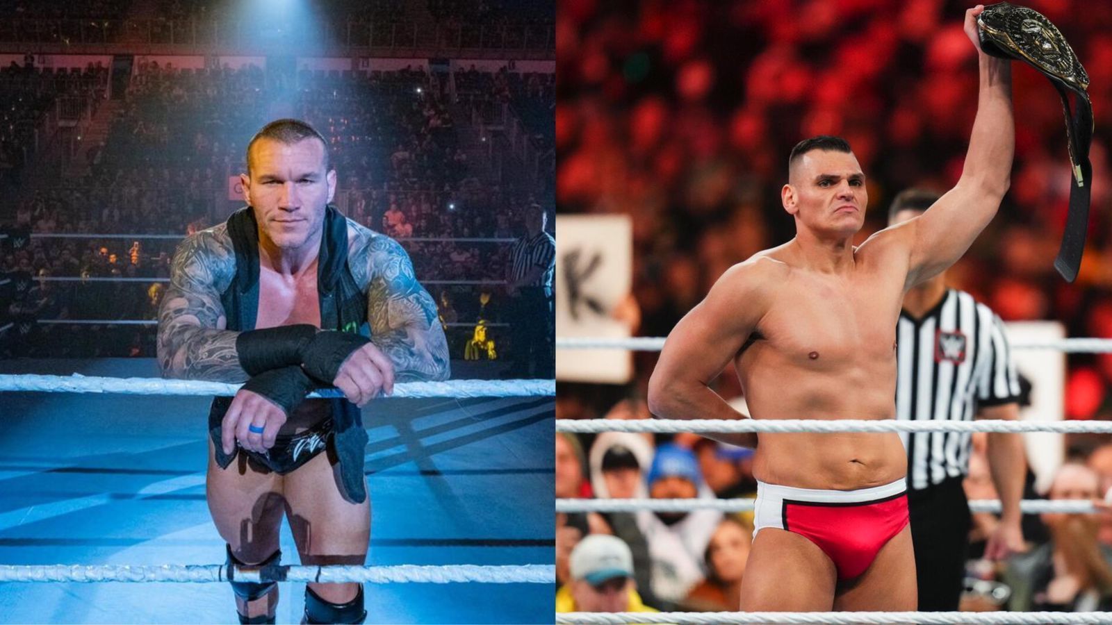 Randy Orton (left); Gunther (right)