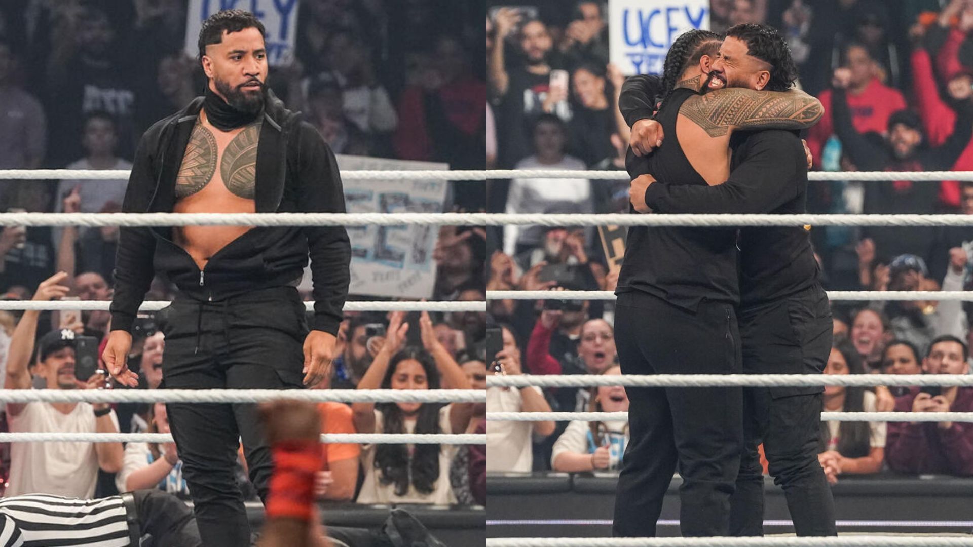 The Usos reunited on this past Friday