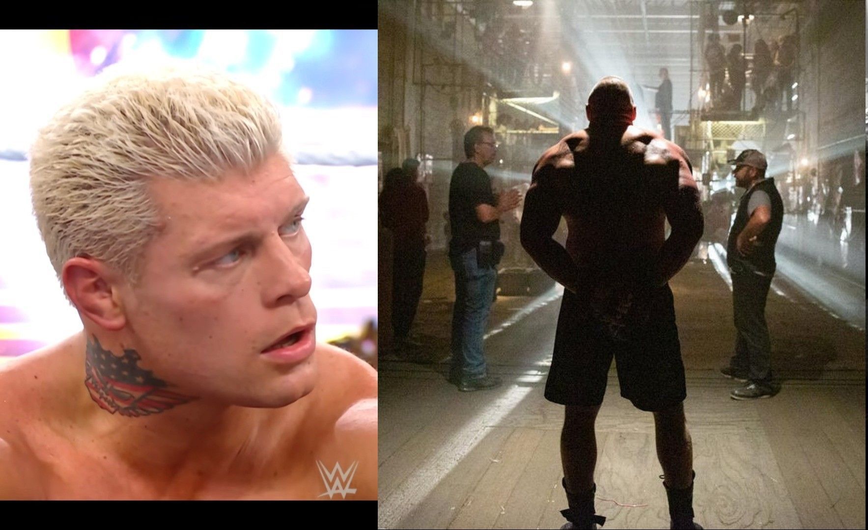 Cody Rhodes (right) and WWE legend (left) [Images via WWE.com and WWE