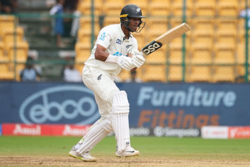 Rachin Ravindra continues to bat in the middle for the hosts (File image via Getty)