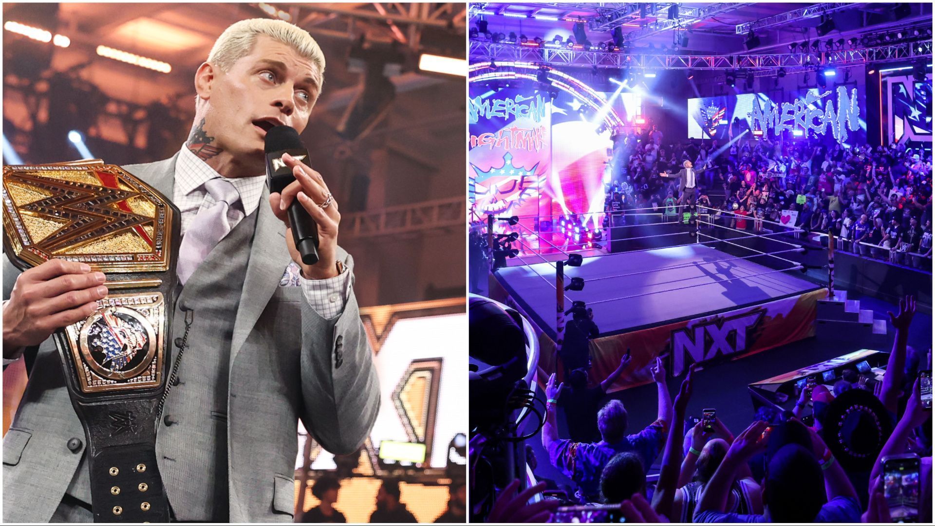 Cody Rhodes stands tall on WWE NXT