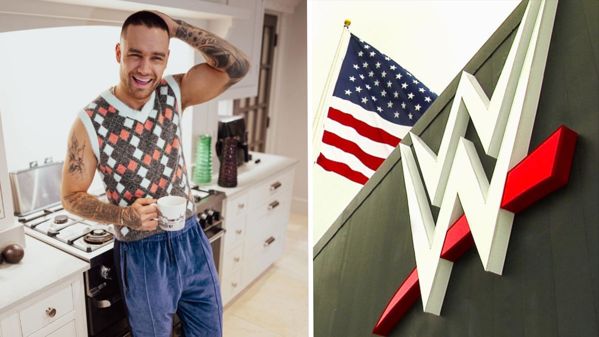 Liam Payne is a multi-time award winning artist [Image Credits: liampayne on Instagram and WWE.com]