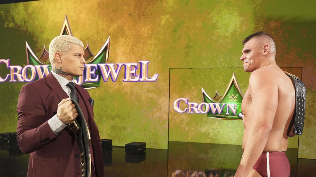 Cody Rhodes and Gunther will face each other at Crown Jewel [Image credits: WWE]