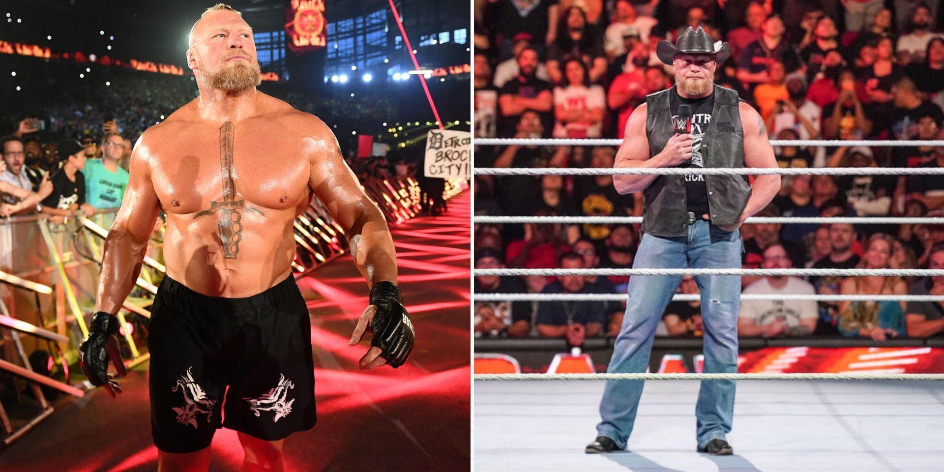 Brock Lesnar is a former WWE Champion (Images via WWE.com)