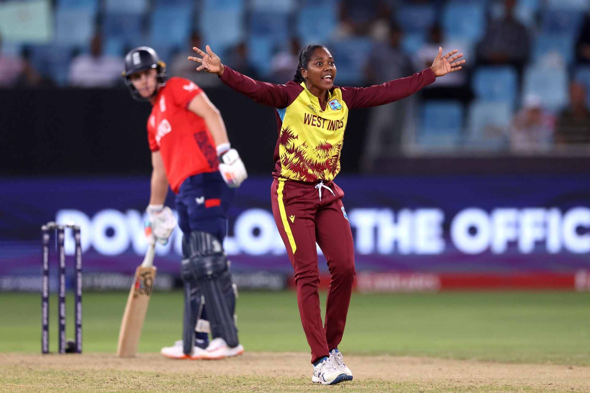 Afy Fletcher derailed the England batting innings with her masterful spell.