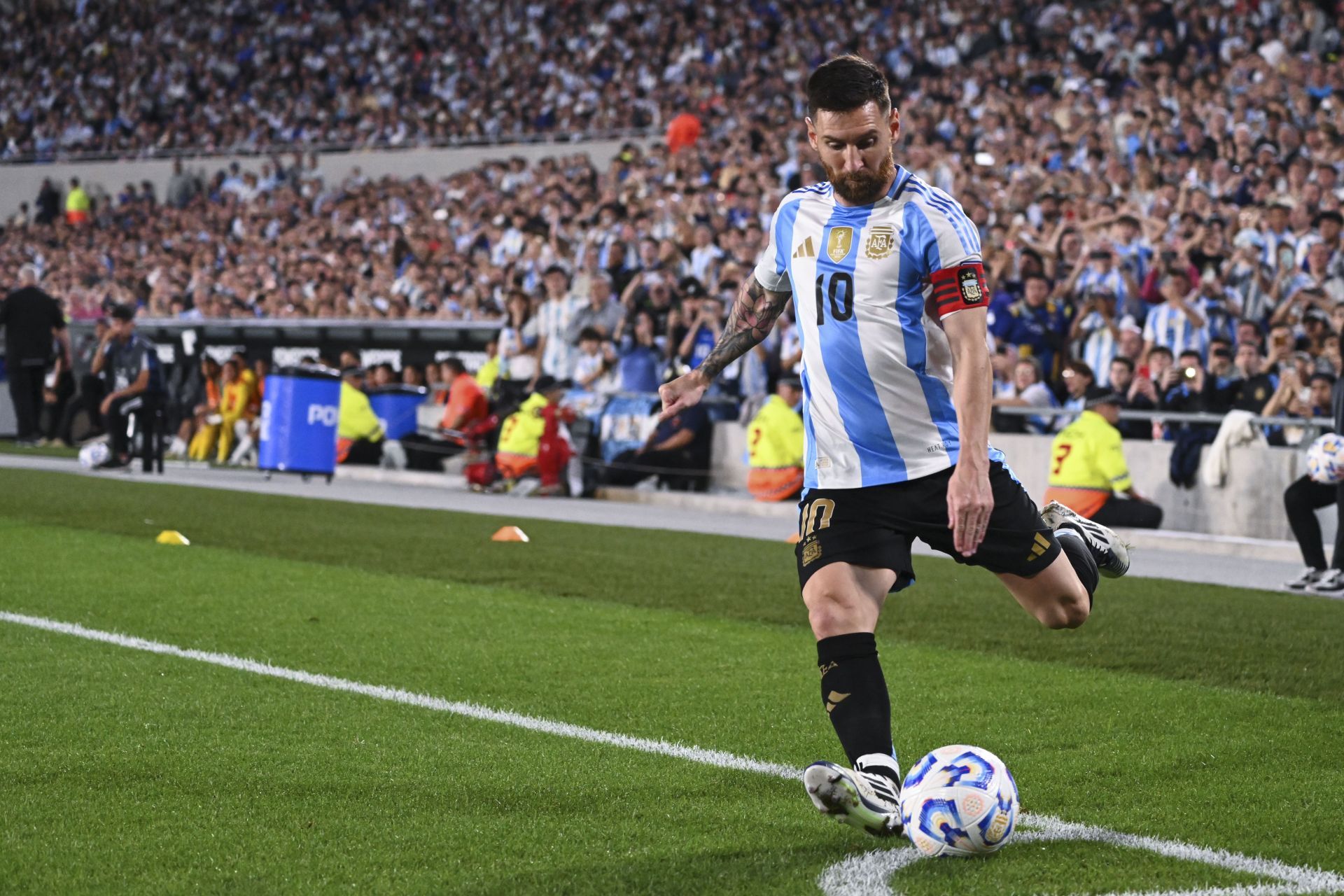 Argentina striker Lionel Messi