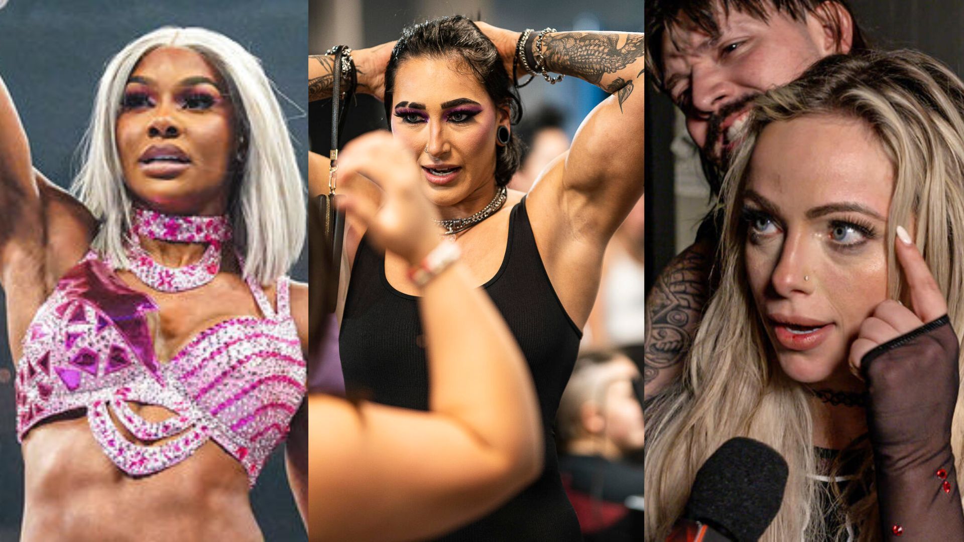 Jade Cargill, Rhea Ripley, and The Judgment Day (Image Credits: WWE.com)