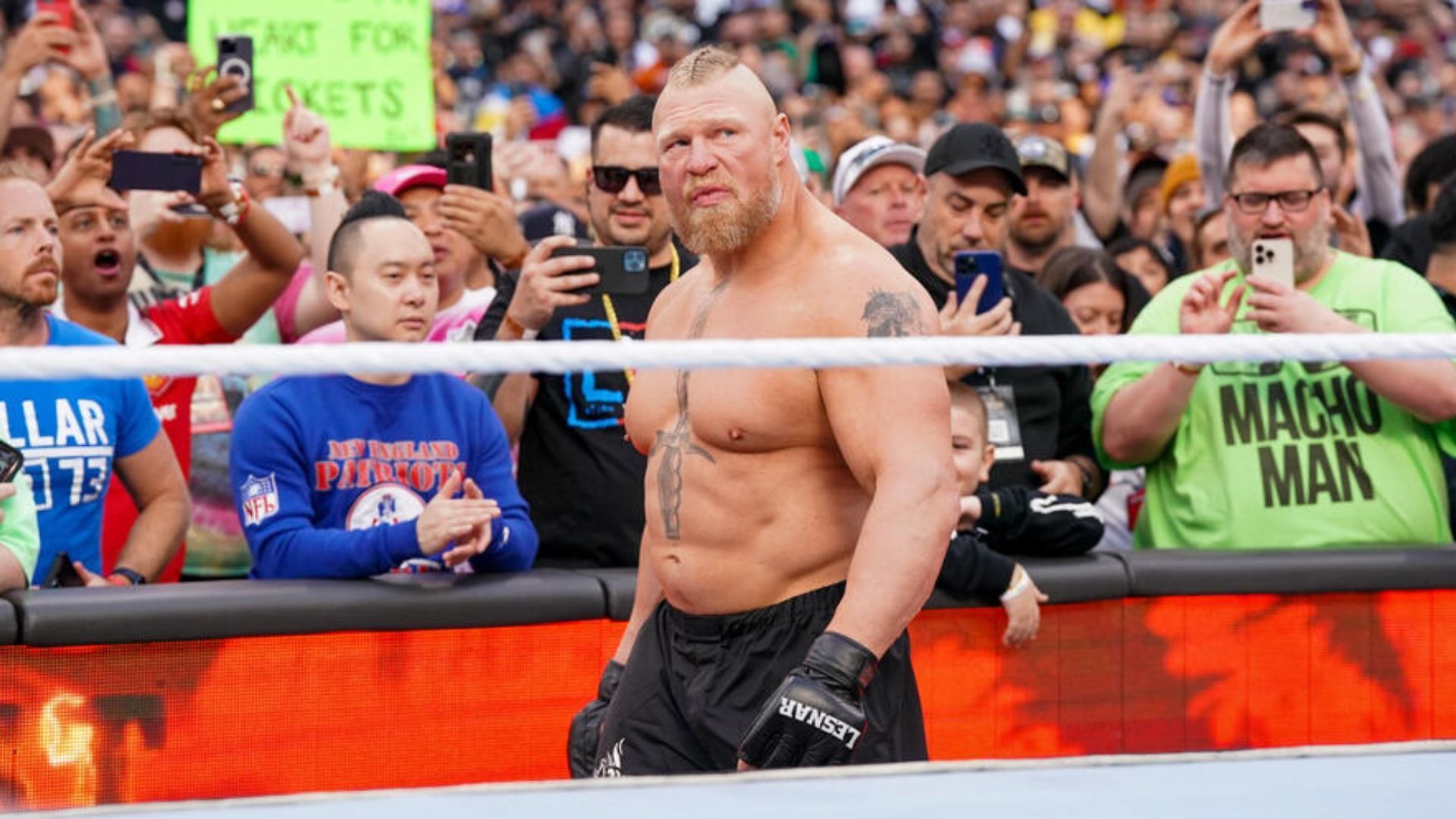 Brock Lesnar has been absent from WWE programming [Image via wwe.com]