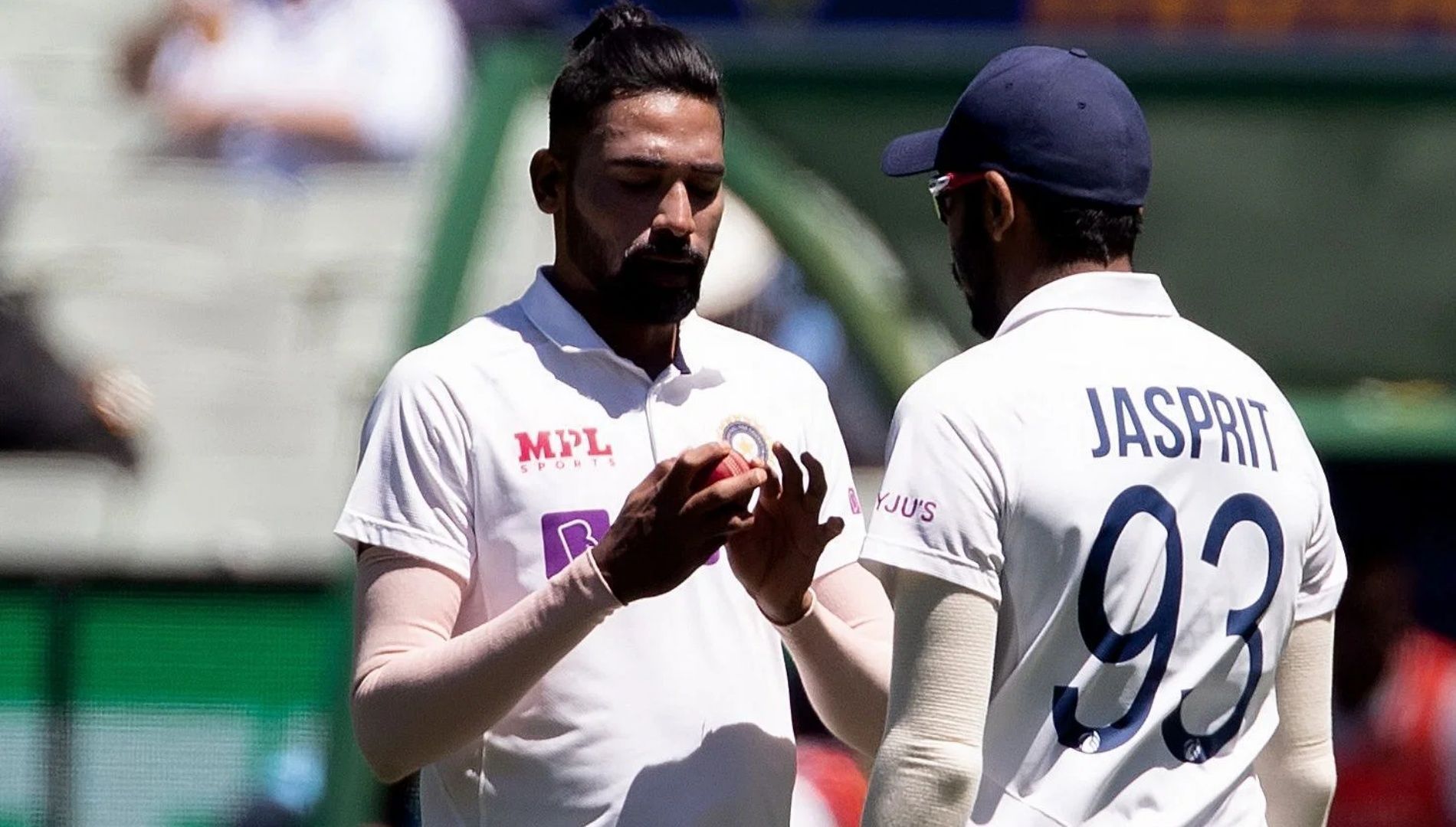 Mohammed Siraj (left) has looked a bit out of rhythm lately. (Image Credits: Getty Images)