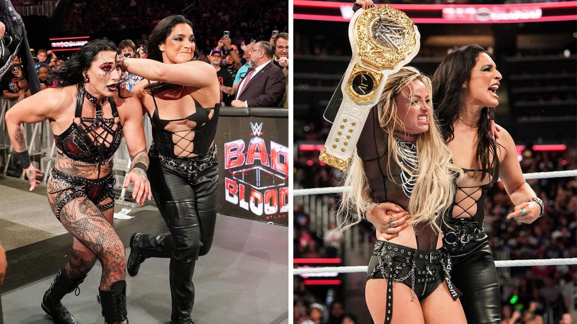 Rodriguez returned during Bad Blood last night. [Photos: WWE.com]