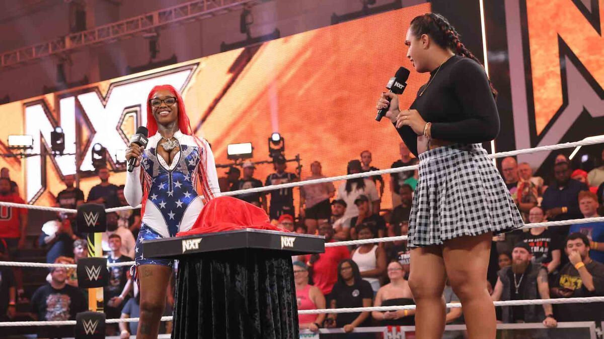 NXT GM Ava is bringing rapper Sexyy Red back to NXT next week in St. Louis. (Image Credit: WWE.com)