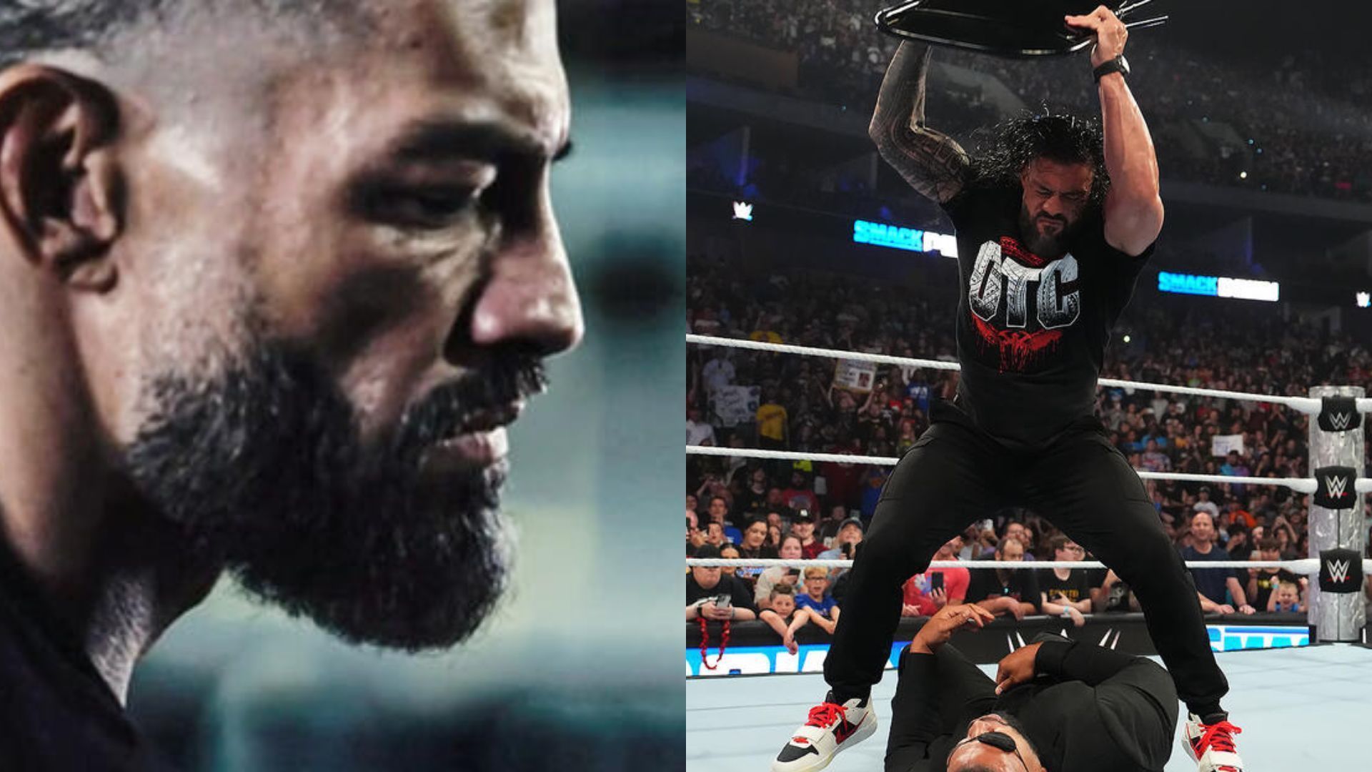 Roman Reigns attacked The Bloodline on WWE SmackDown (Image Credits: WWE.com)