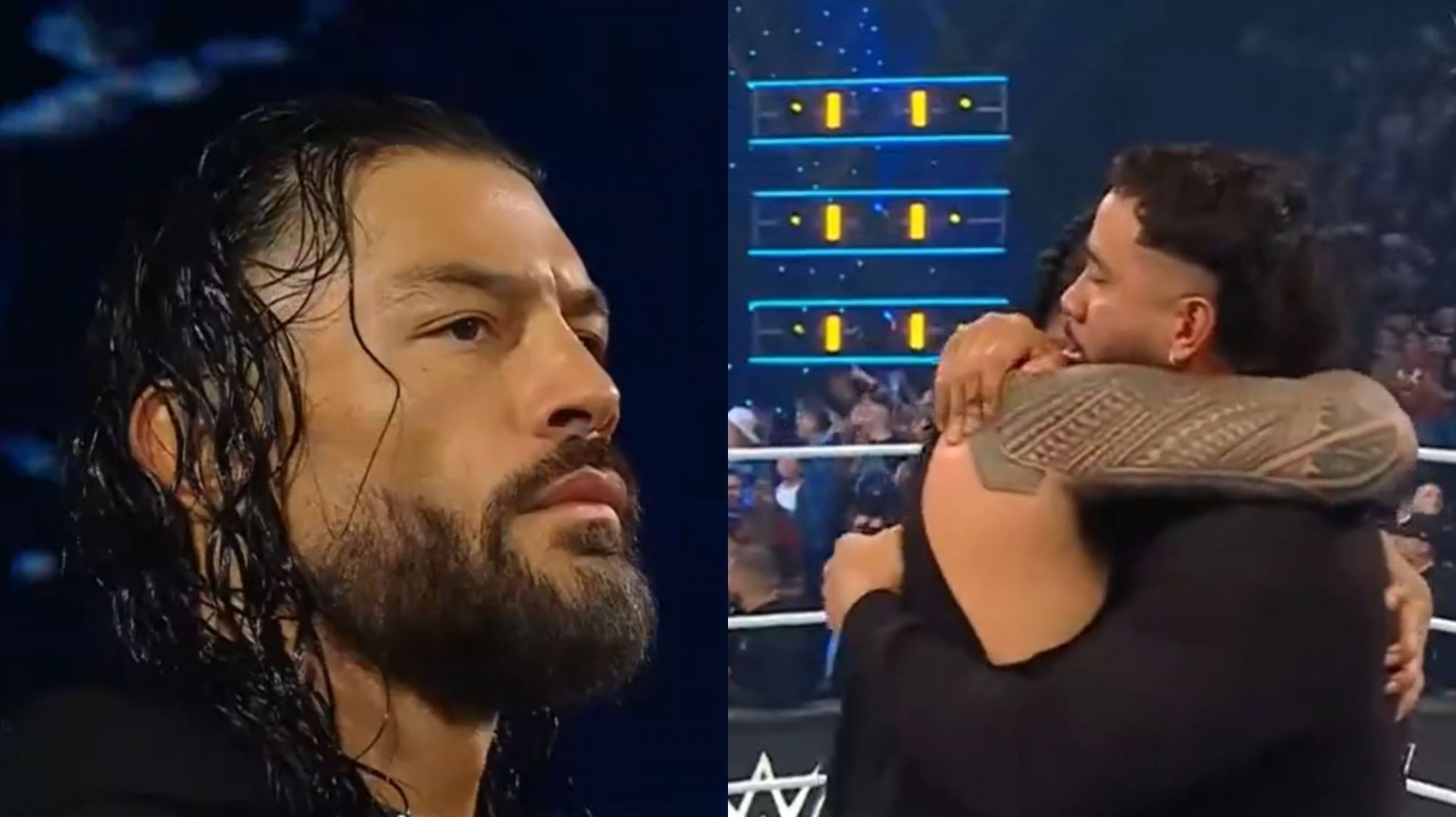 WWE SmackDown में उसोज़ का रीयूनियन हुआ (Photo: SK Wresting X Video Screenshot)