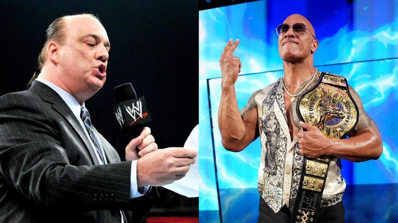 Paul Heyman (L); The Rock (R) [Img source: WWE.com]