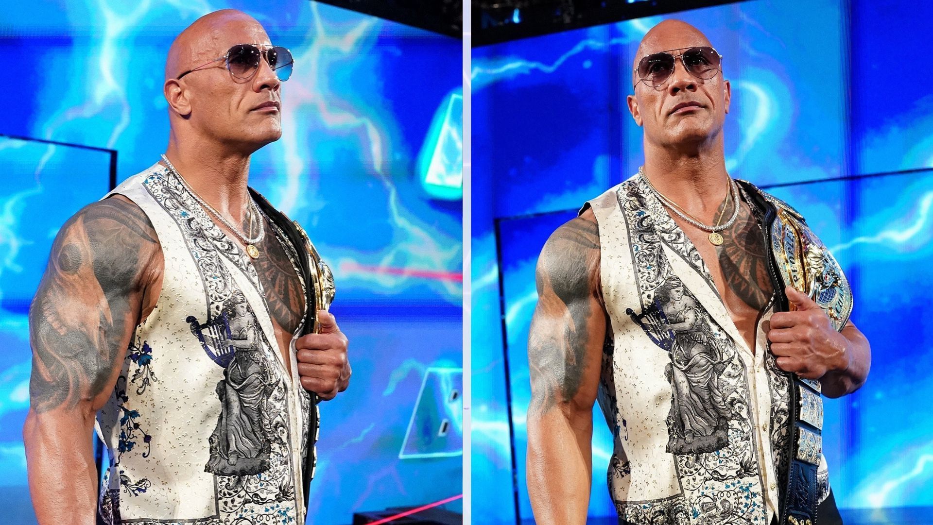 The Rock took a hiatus after WrestleMania XL. [Images Source: WWE