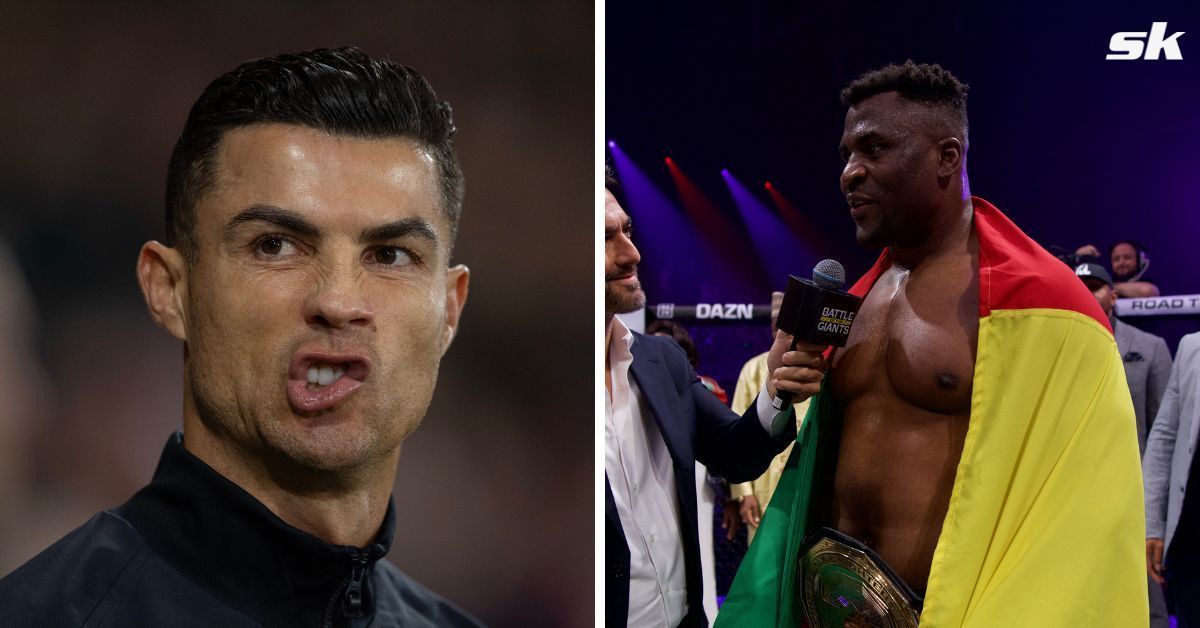 Cristiano Ronaldo supported Francis Ngannou on his return to MMA action 