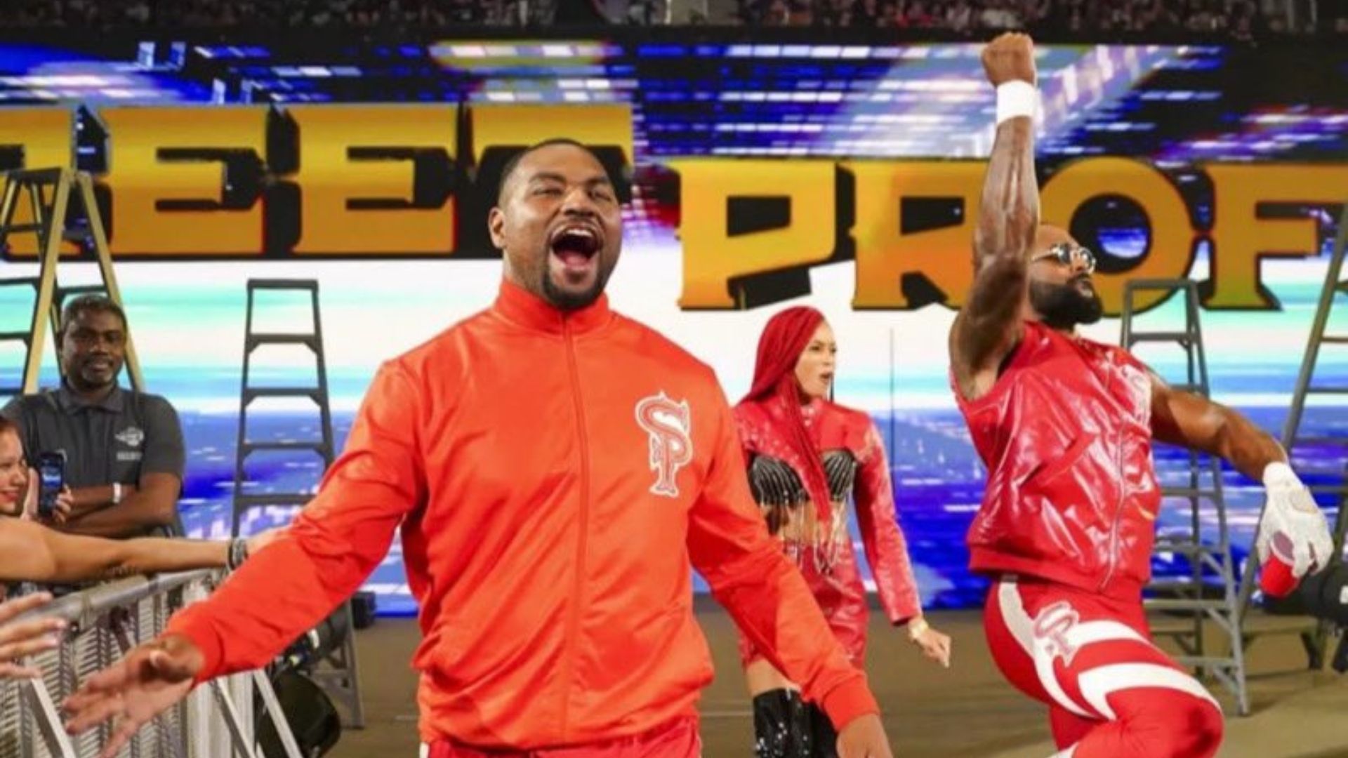 The Street Profits wtih B-Fab [Image Credits: Montez Ford