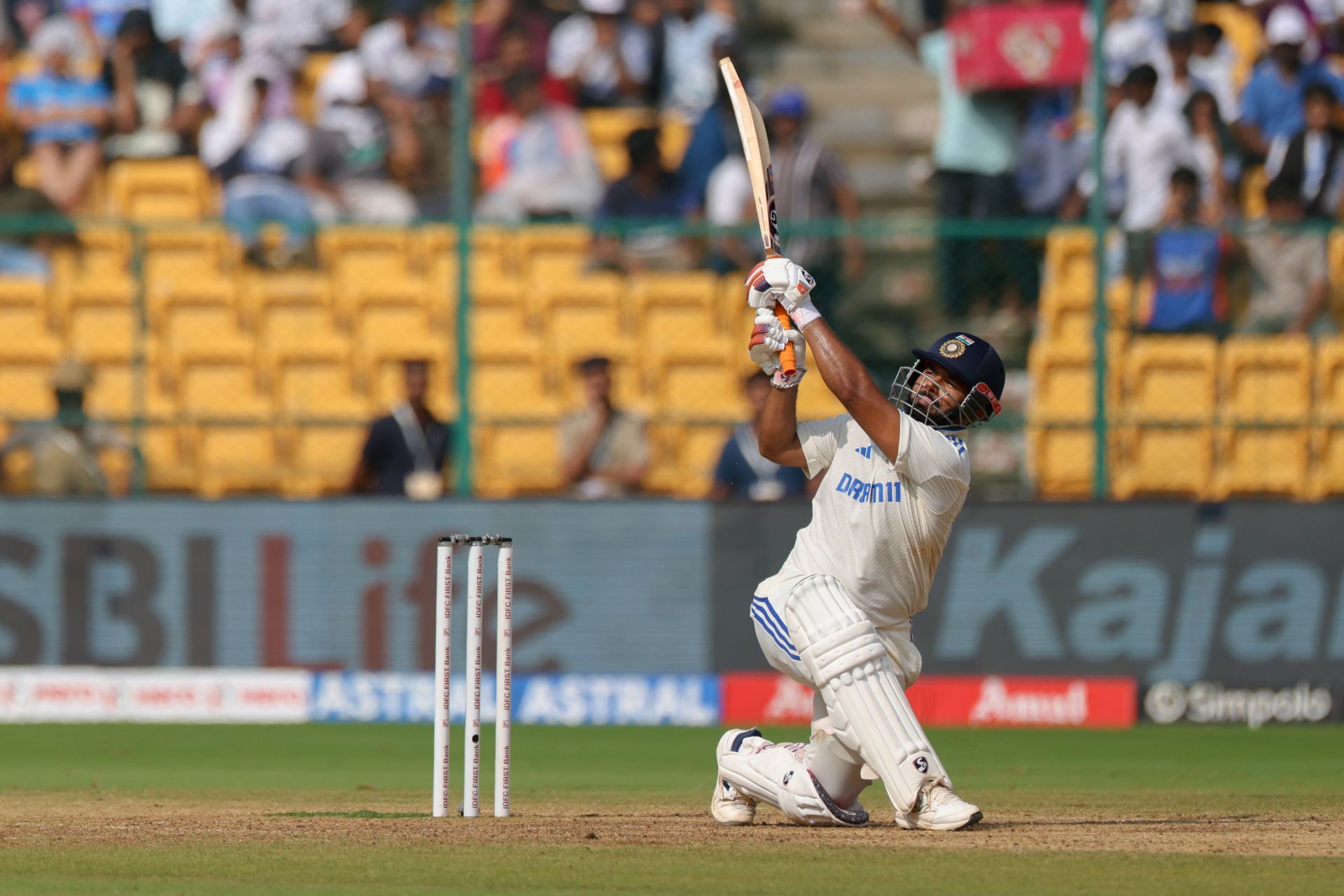 Rishabh Pant struck nine fours and five sixes during his 99-run knock. [P/C: Getty]