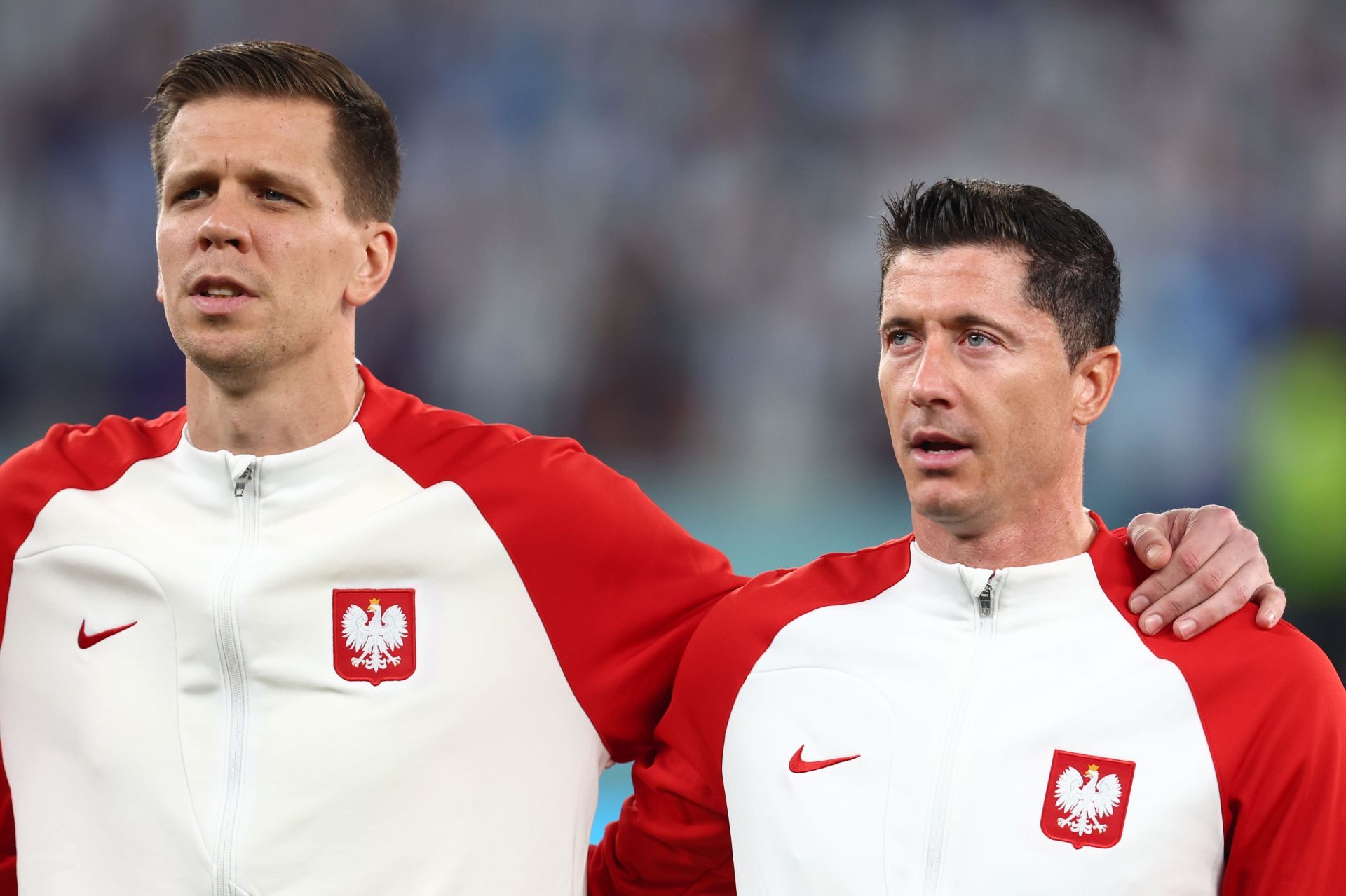 Wojciech Szczesny and Robert Lewandowski