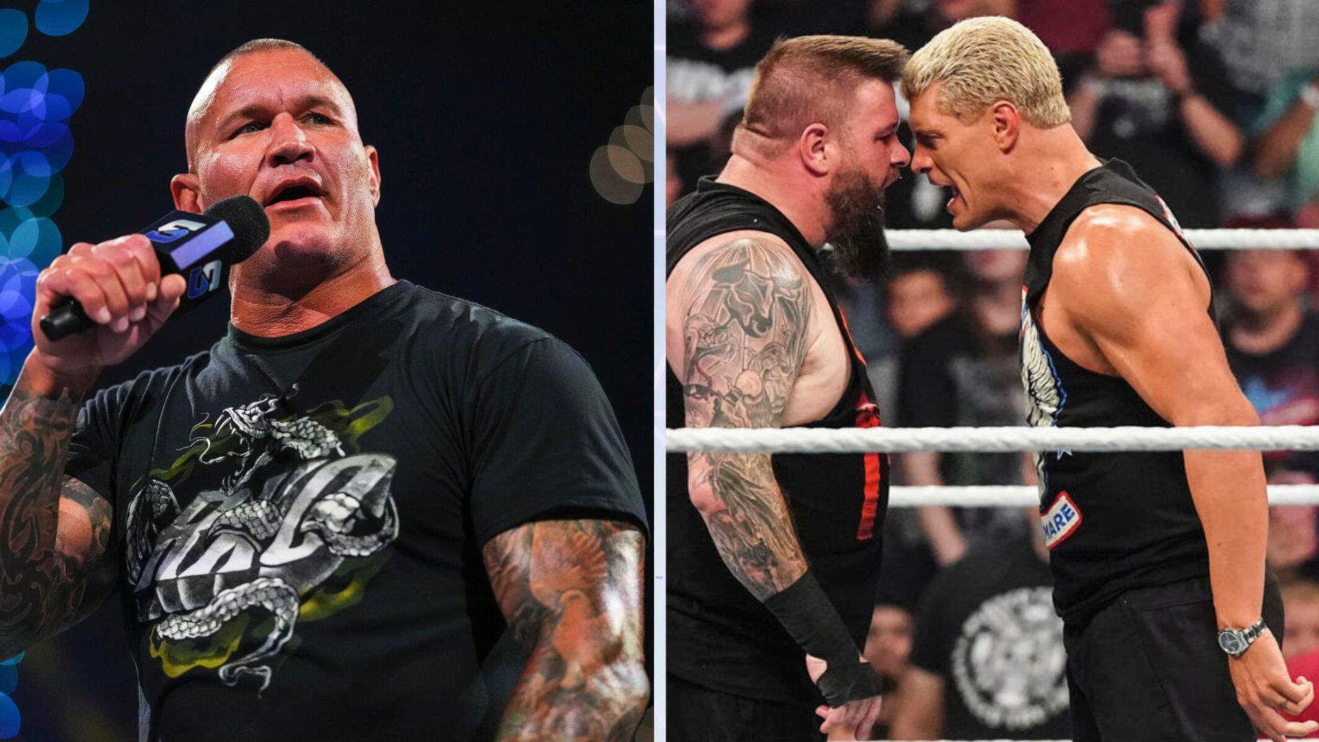 Randy Orton and Kevin Owens continue their feud against The Bloodline. [Images Source: WWE.com]