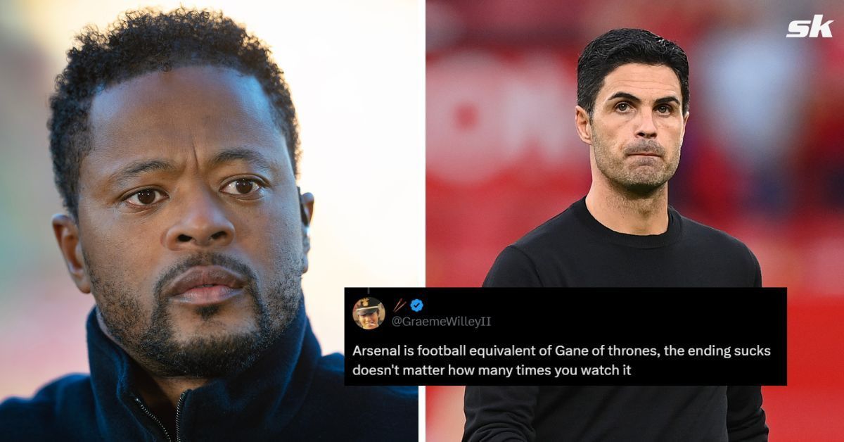 Patrice Evra poked some fun at Arsenal in a recent interaction.