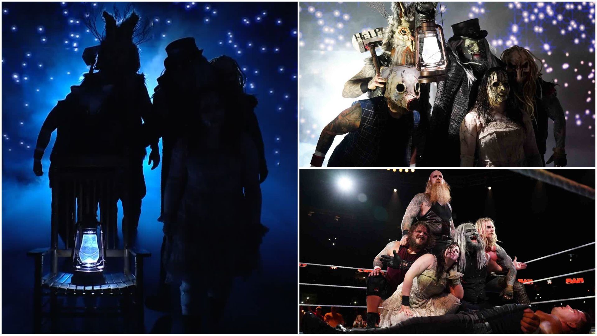 The Wyatt Sicks in action on WWE RAW