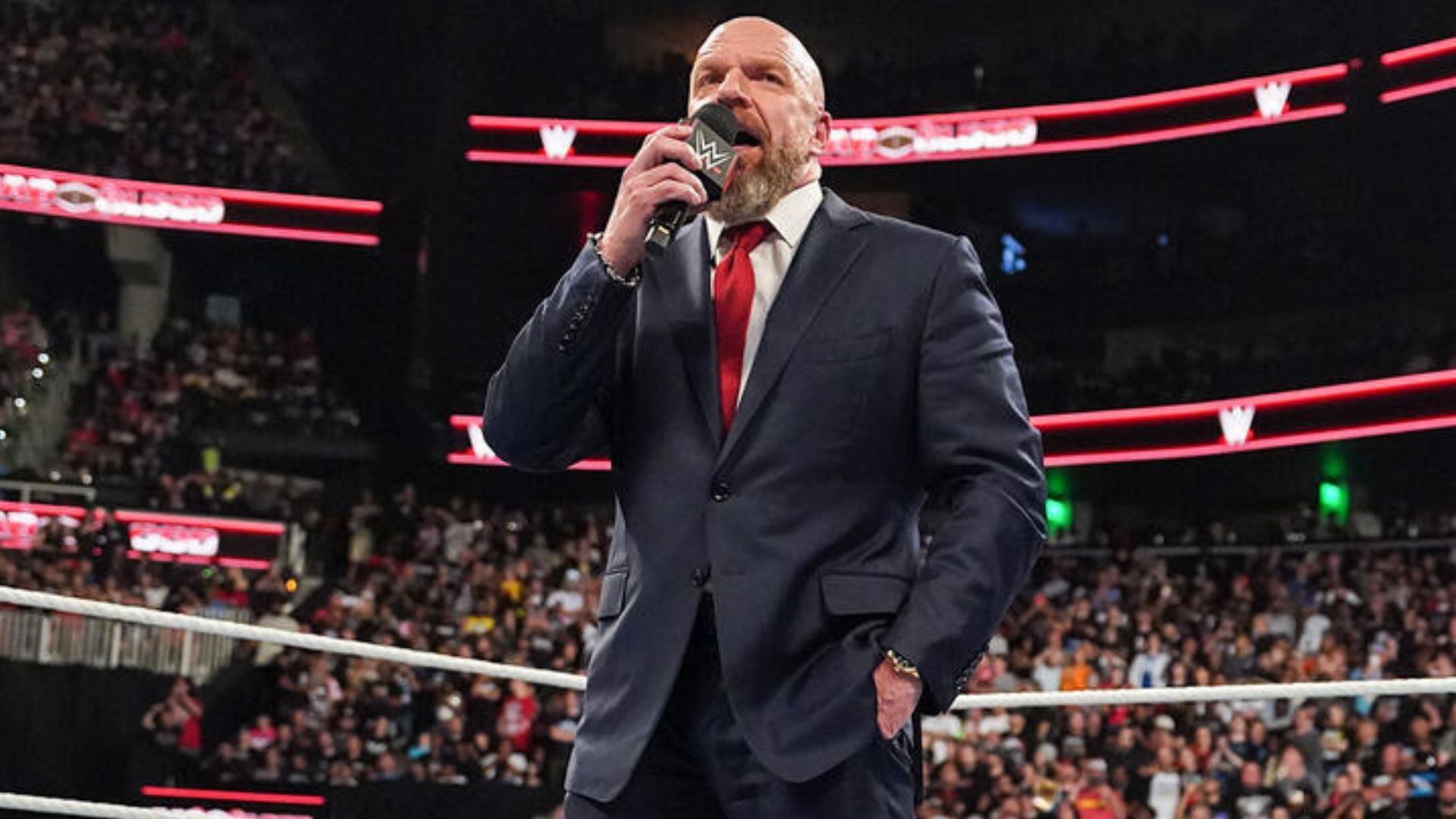 Triple H at WWE Bad Blood! [Image credit: WWE.com]