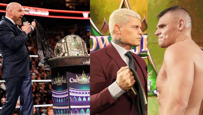 3 कारण क्यों Triple H ने WWE Crown Jewel के लिए चैंपियन vs चैंपियन मैच बुक किए