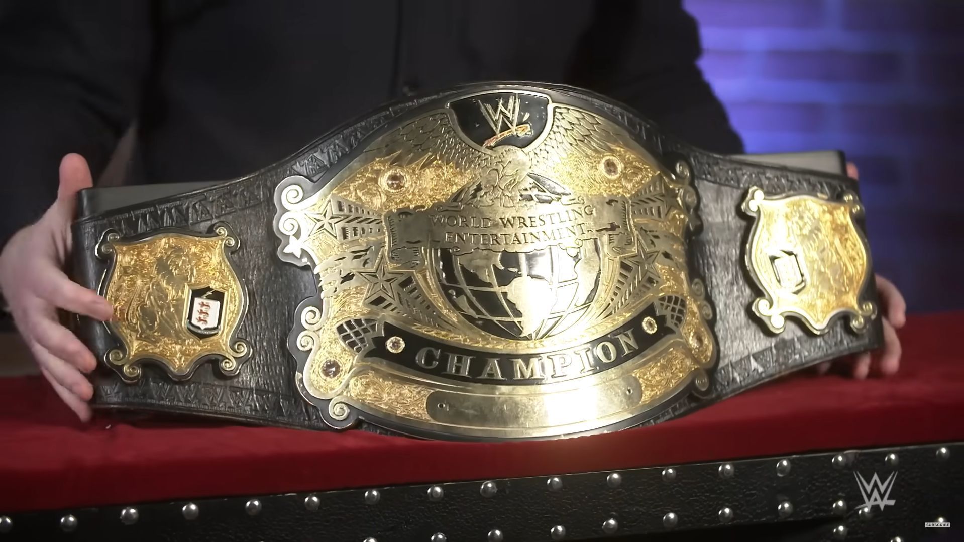 The title belt that the WWE veteran once held (via WWE