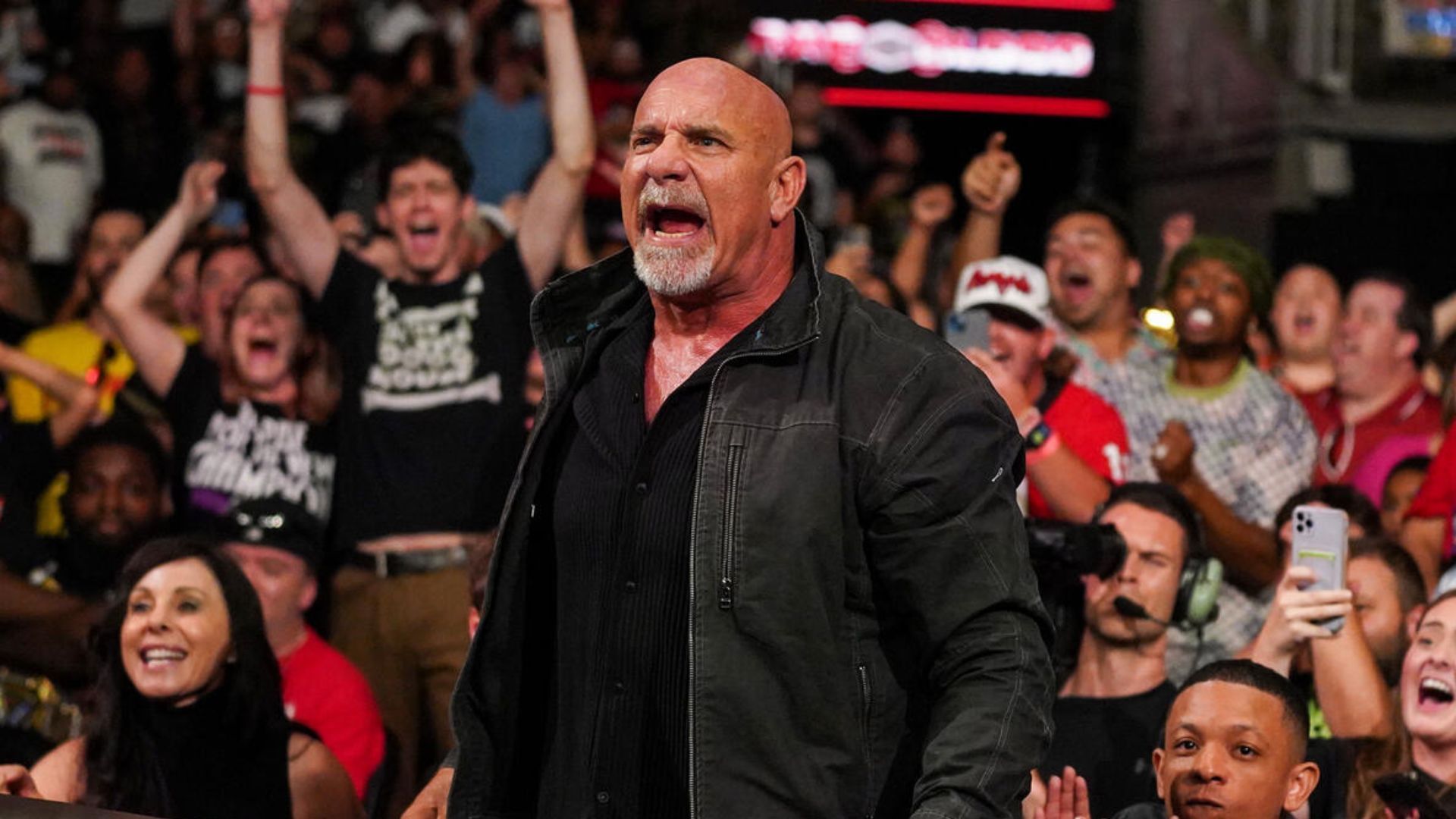 Goldberg at WWE Bad Blood 2024! [Image credit: WWE.com]