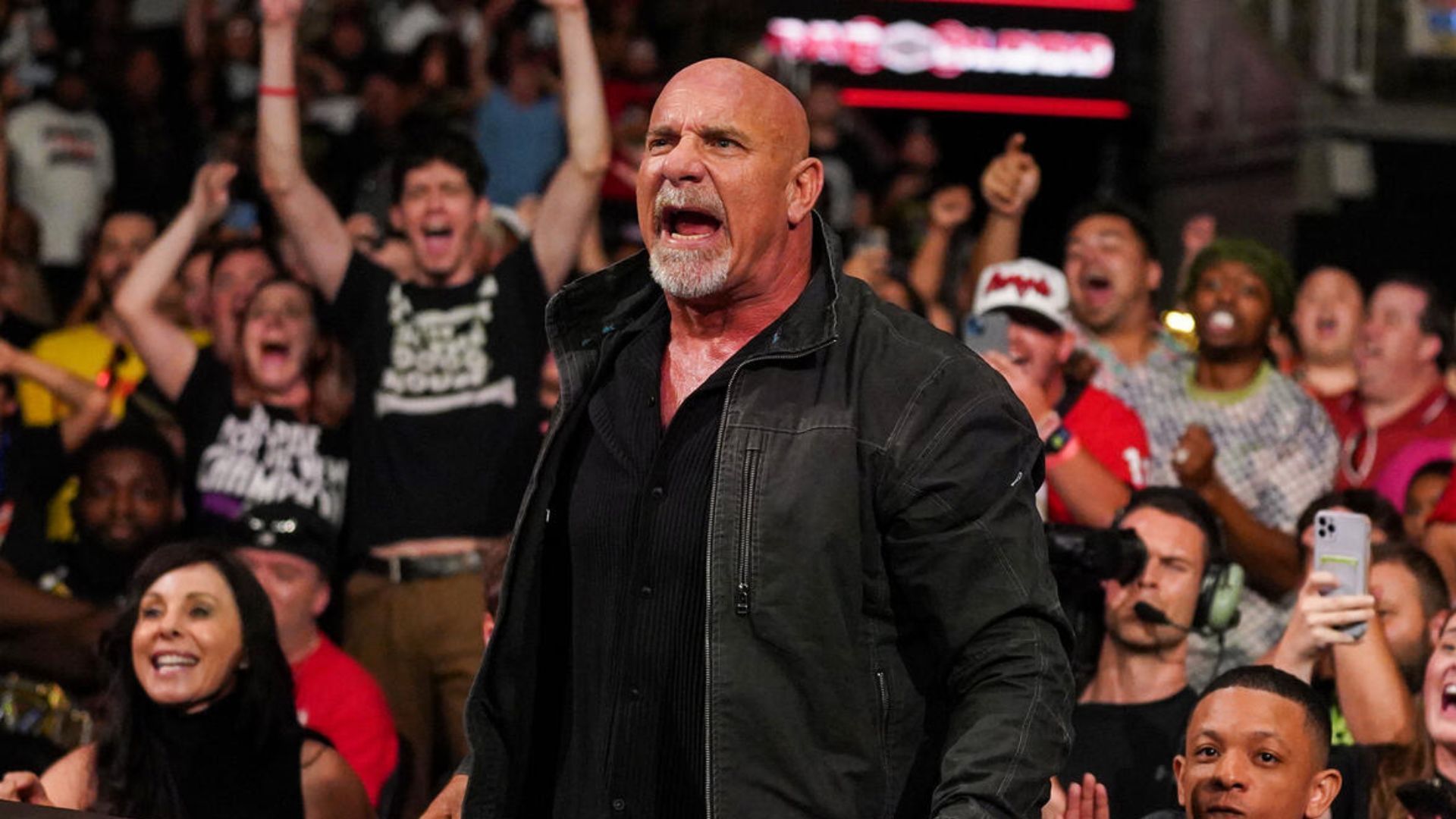 Goldberg was present at Bad Blood. (Image credits: WWE.com)