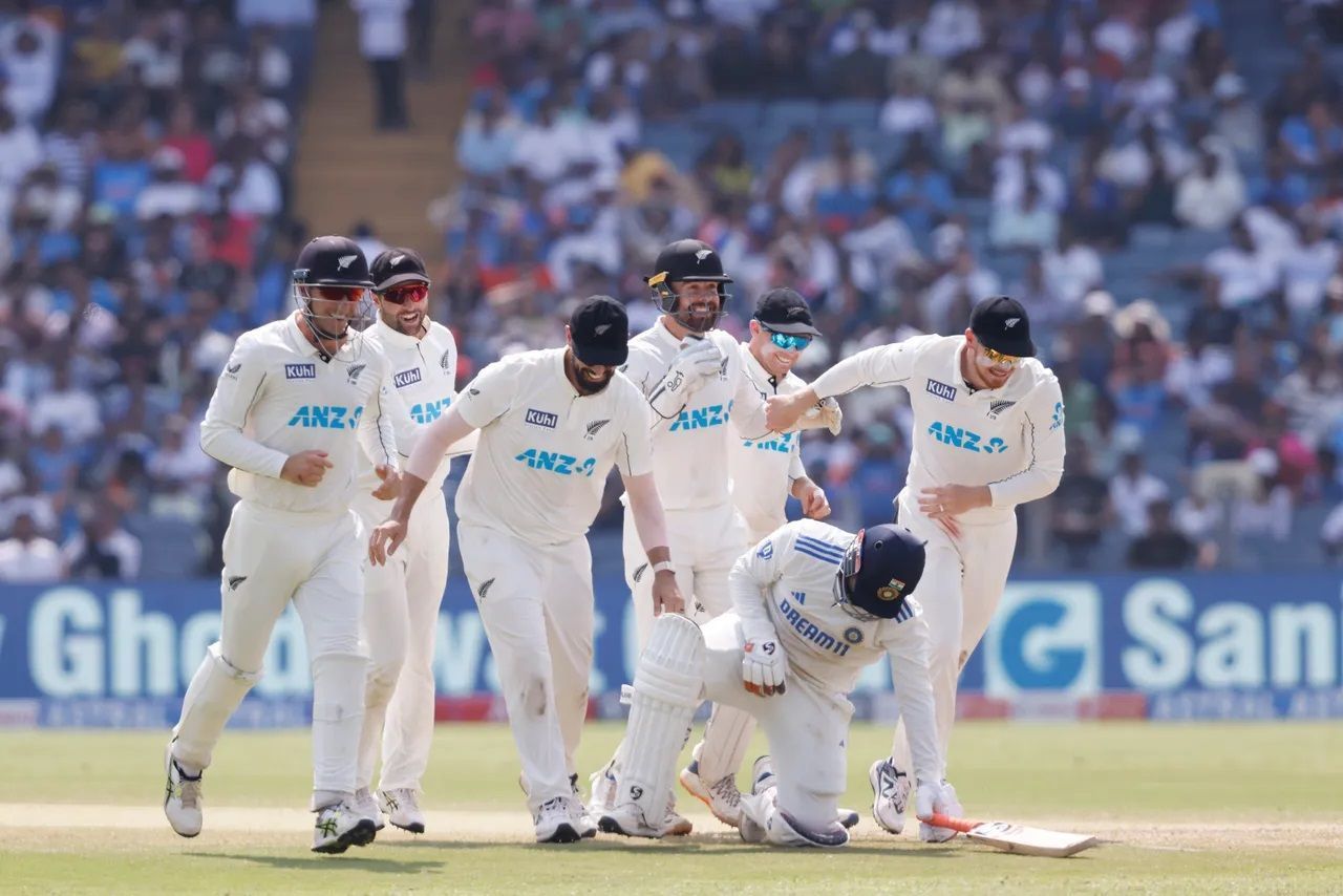 Rishabh Pant was run out in India&#039;s second innings while attempting a non-existent single. [P/C: BCCI]