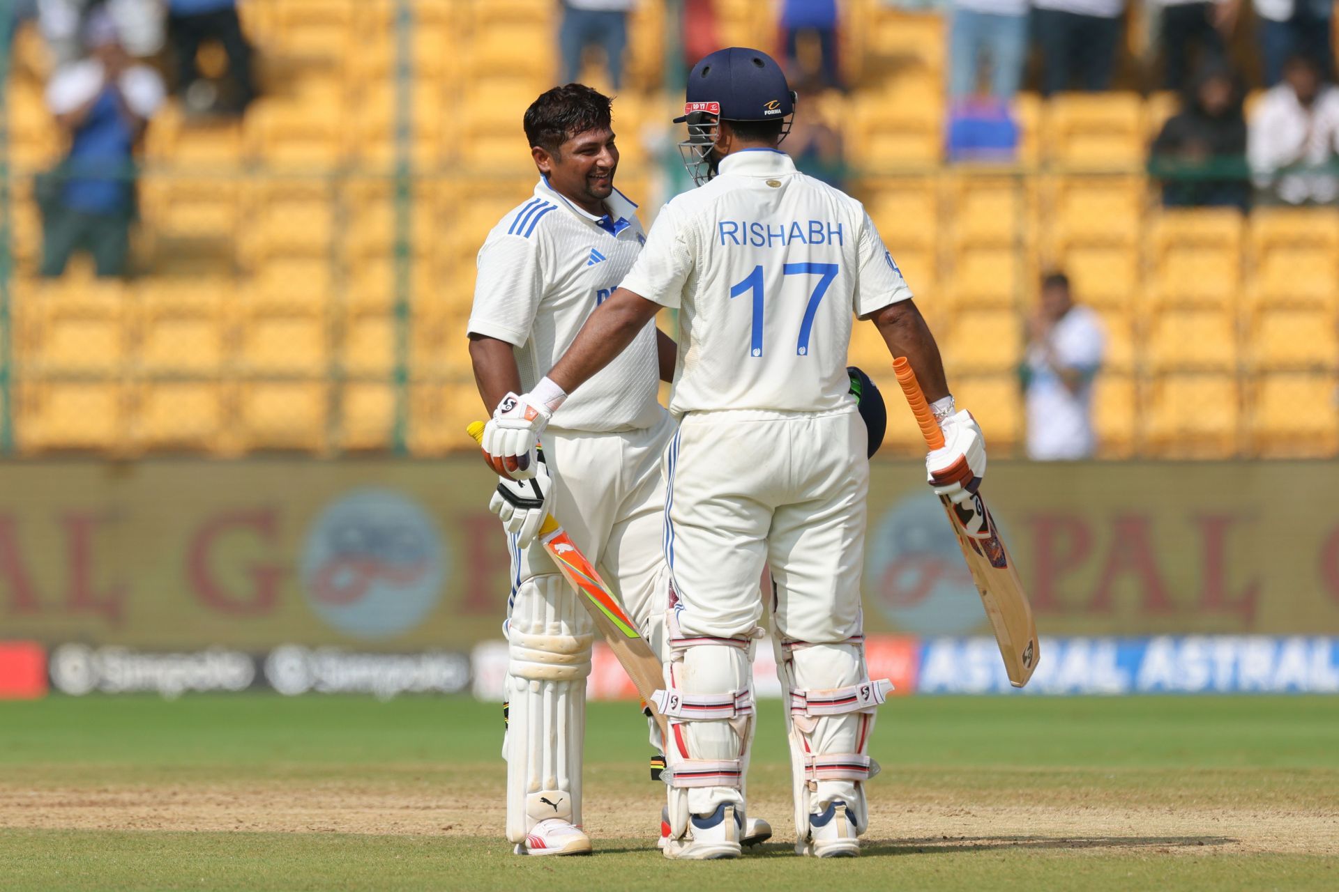 Rishabh Pant and Sarfaraz Khan. (Image Credits: Getty)