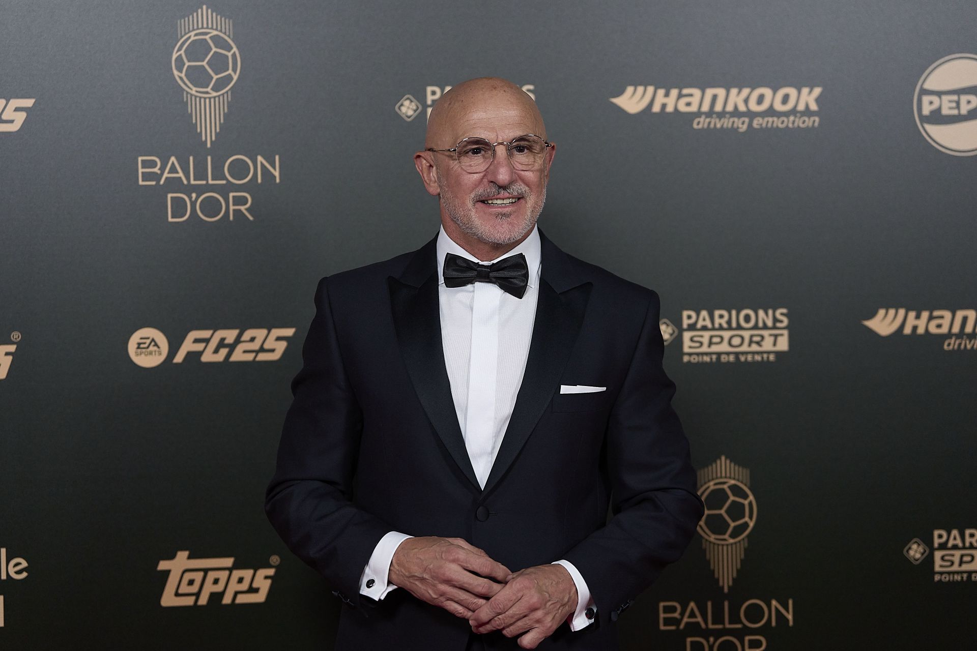 Luis de la Fuente at the Ballon d&#039;Or ceremony (Image - Getty)